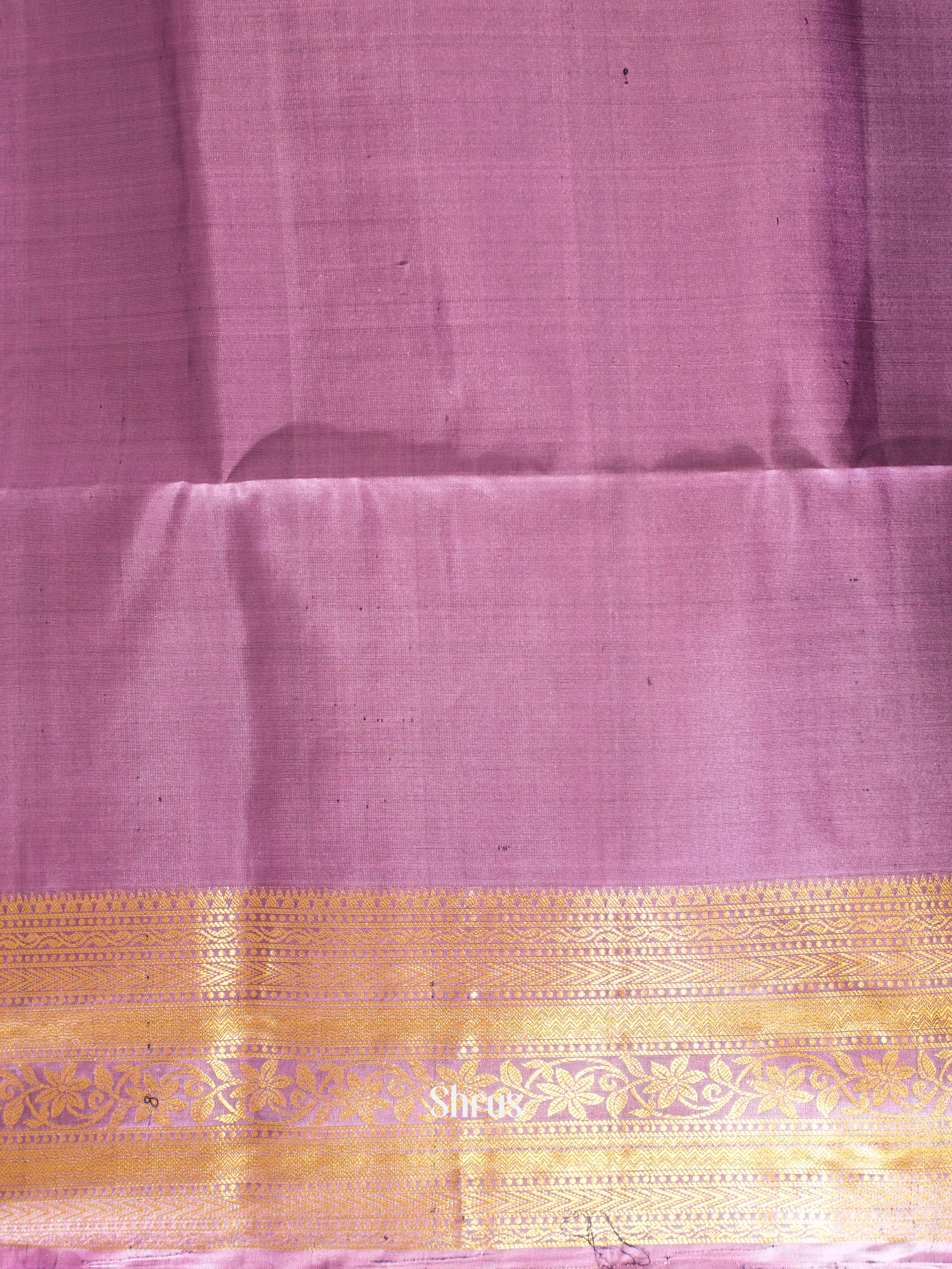 Violet & Purple - Soft Silk Saree - Shop on ShrusEternity.com