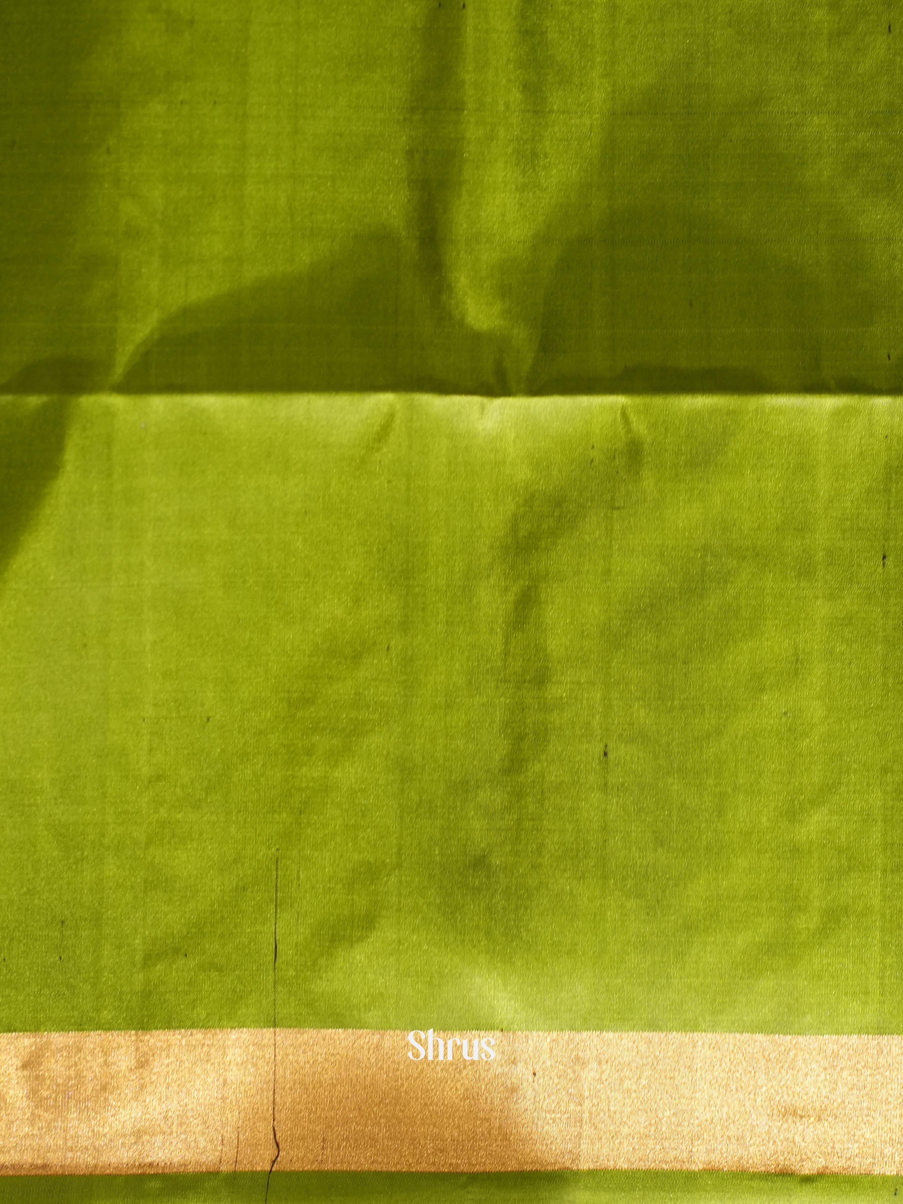 Black & Green - Soft Silk Saree - Shop on ShrusEternity.com