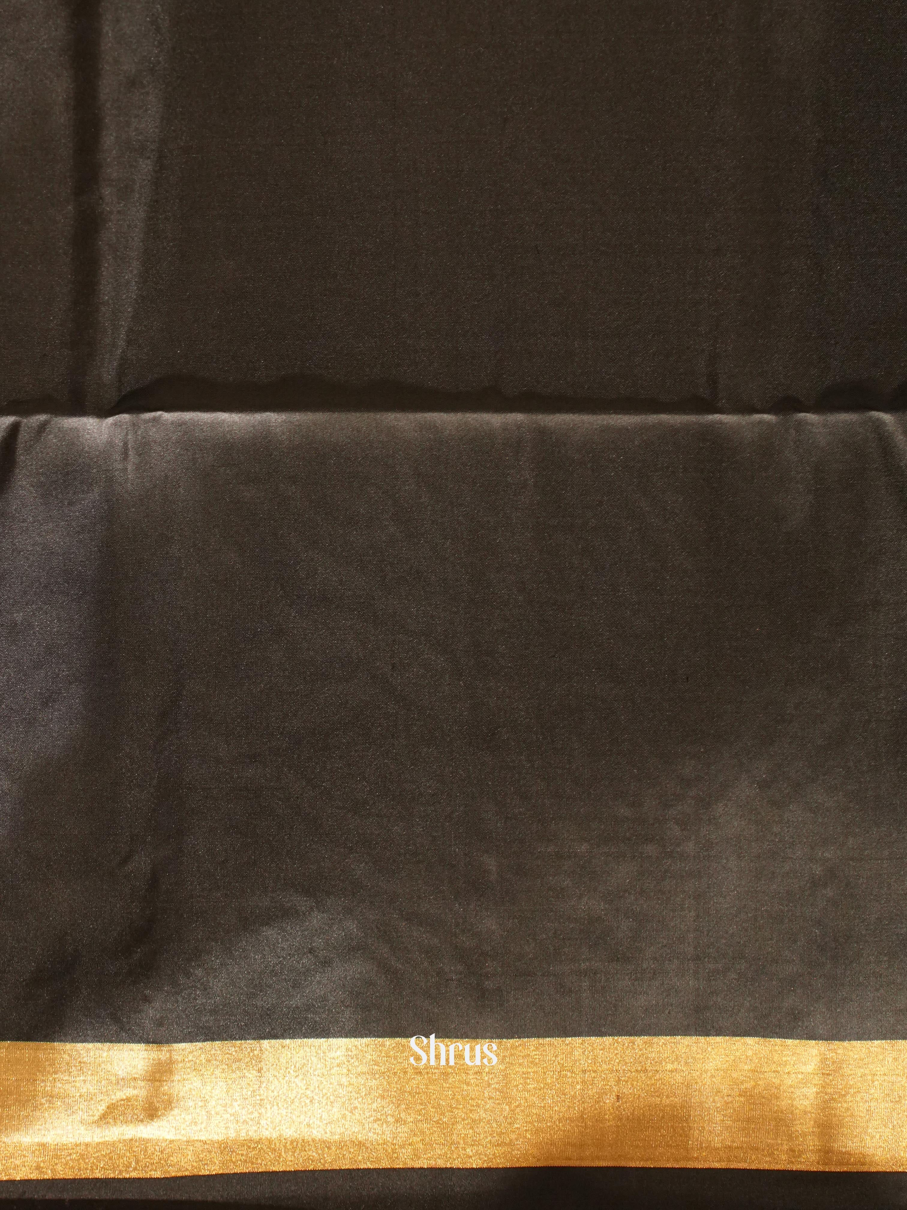 Blue & Black - Soft Silk Saree - Shop on ShrusEternity.com