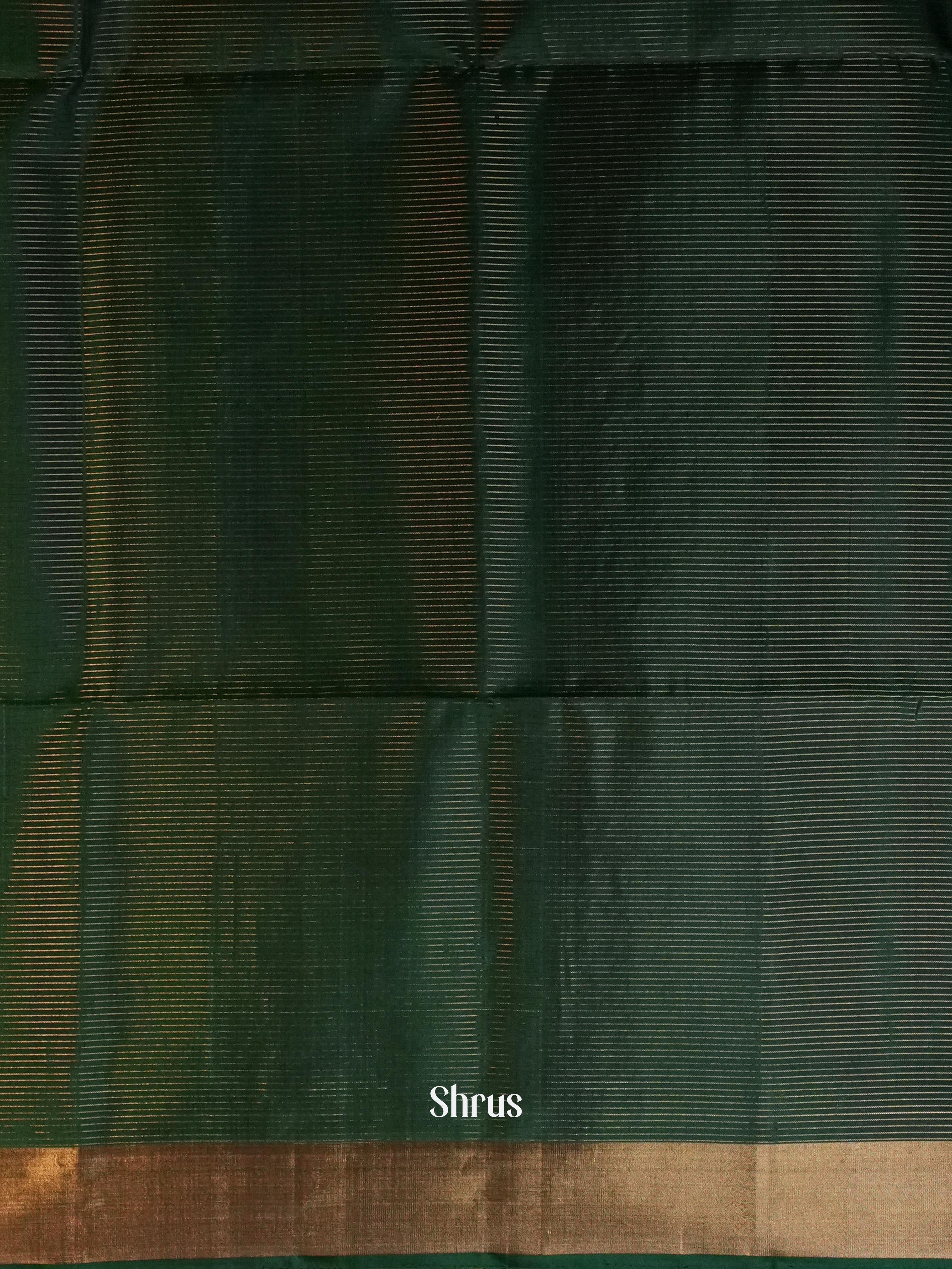 Barefoot On The Grass & Green - Soft Silk Saree - Shop on ShrusEternity.com