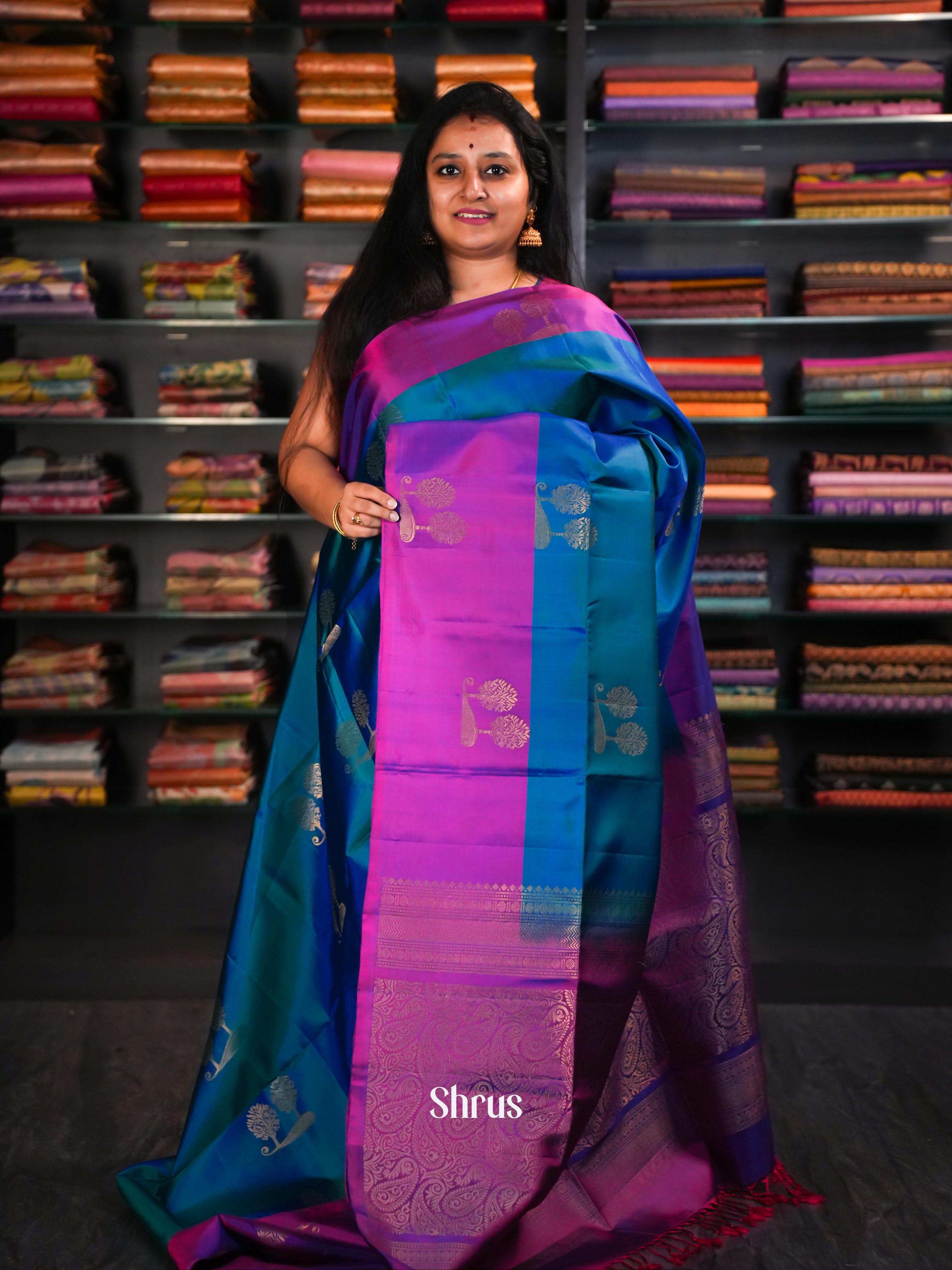 CHS10677 - Soft Silk Saree - Shop on ShrusEternity.com
