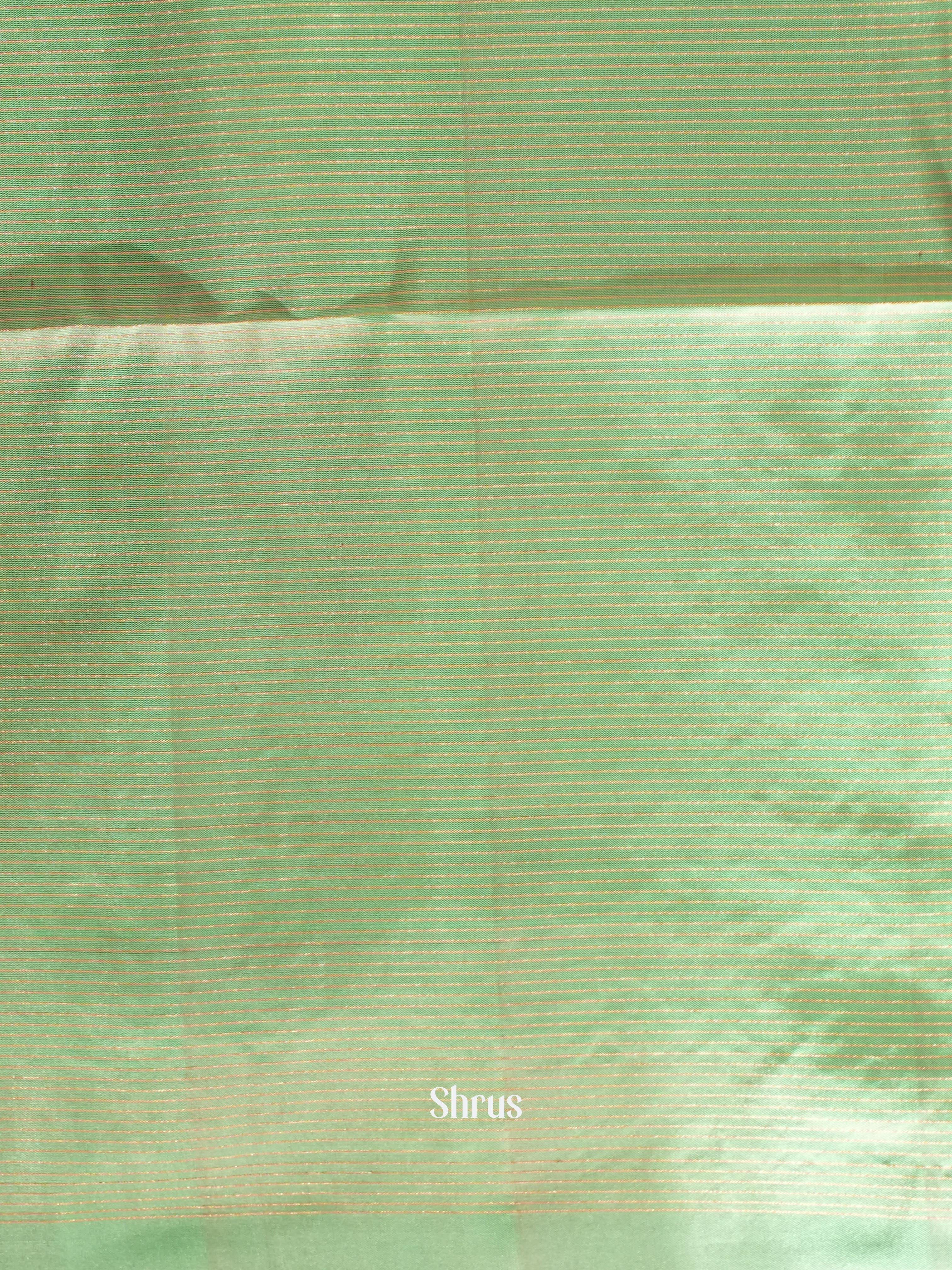 Lite Brown & Green - Soft Silk Saree - Shop on ShrusEternity.com