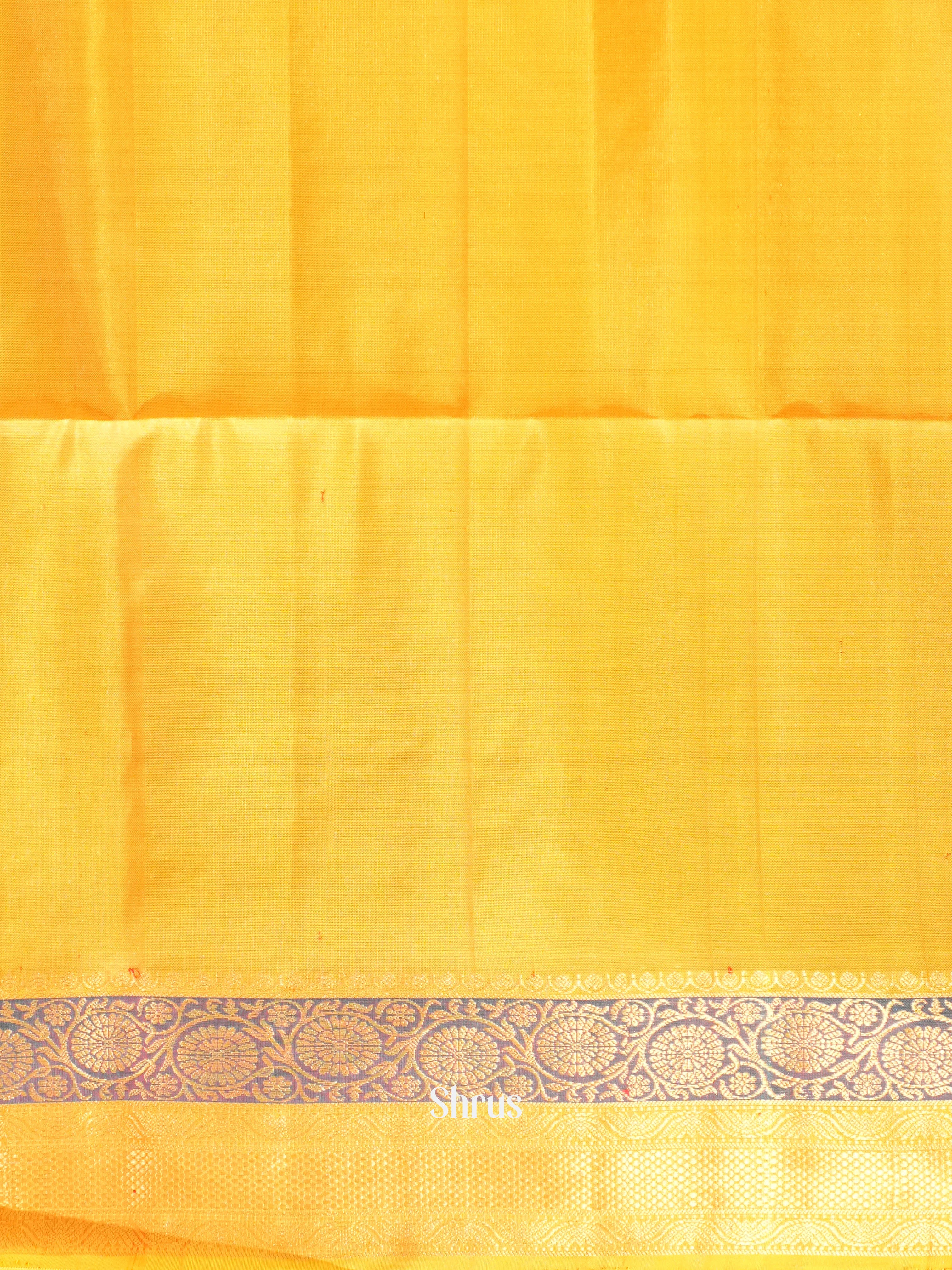 Red & Yellow- Soft Silk Saree - Shop on ShrusEternity.com