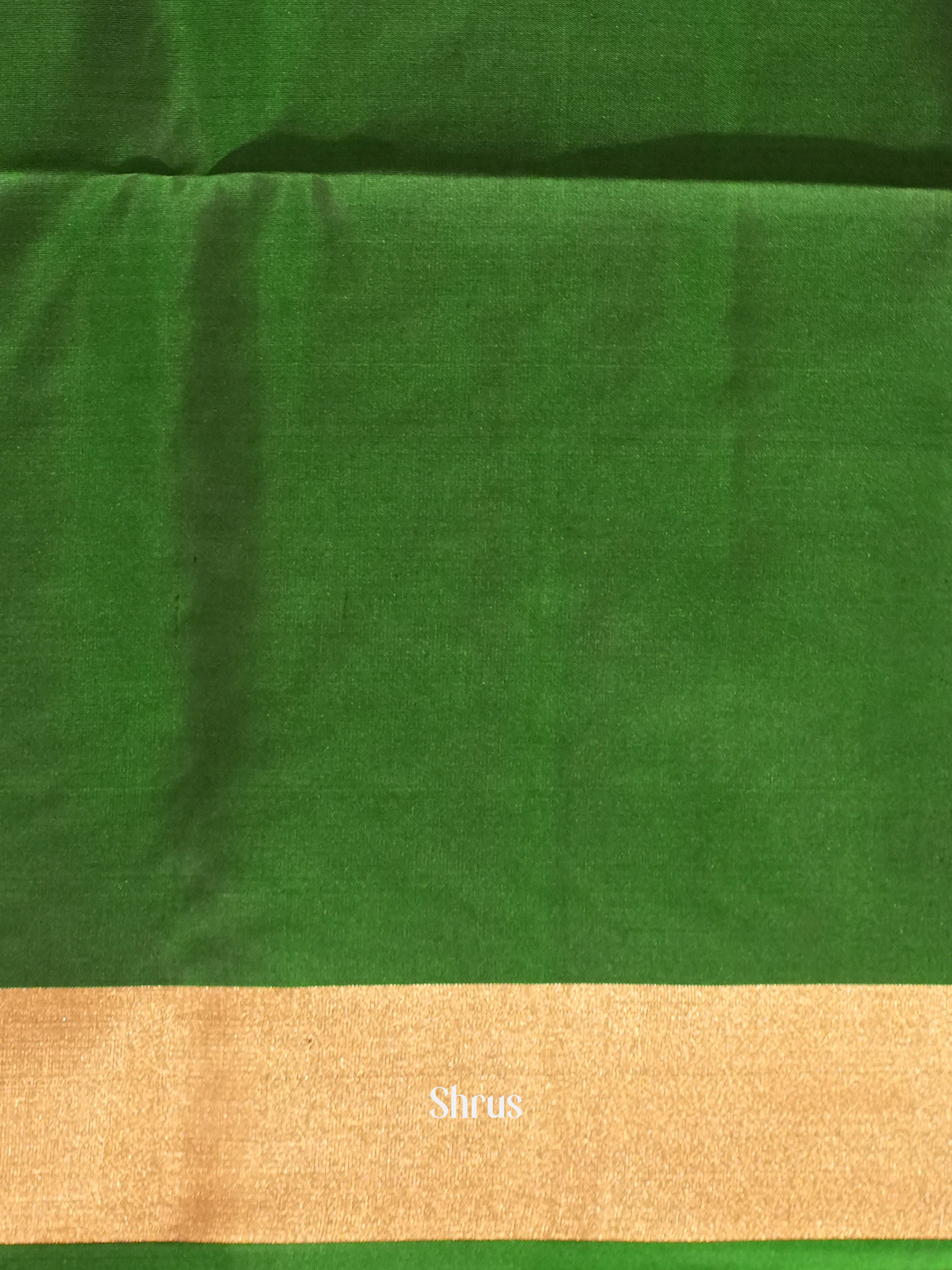 Purple & Green - Soft Silk Saree - Shop on ShrusEternity.com