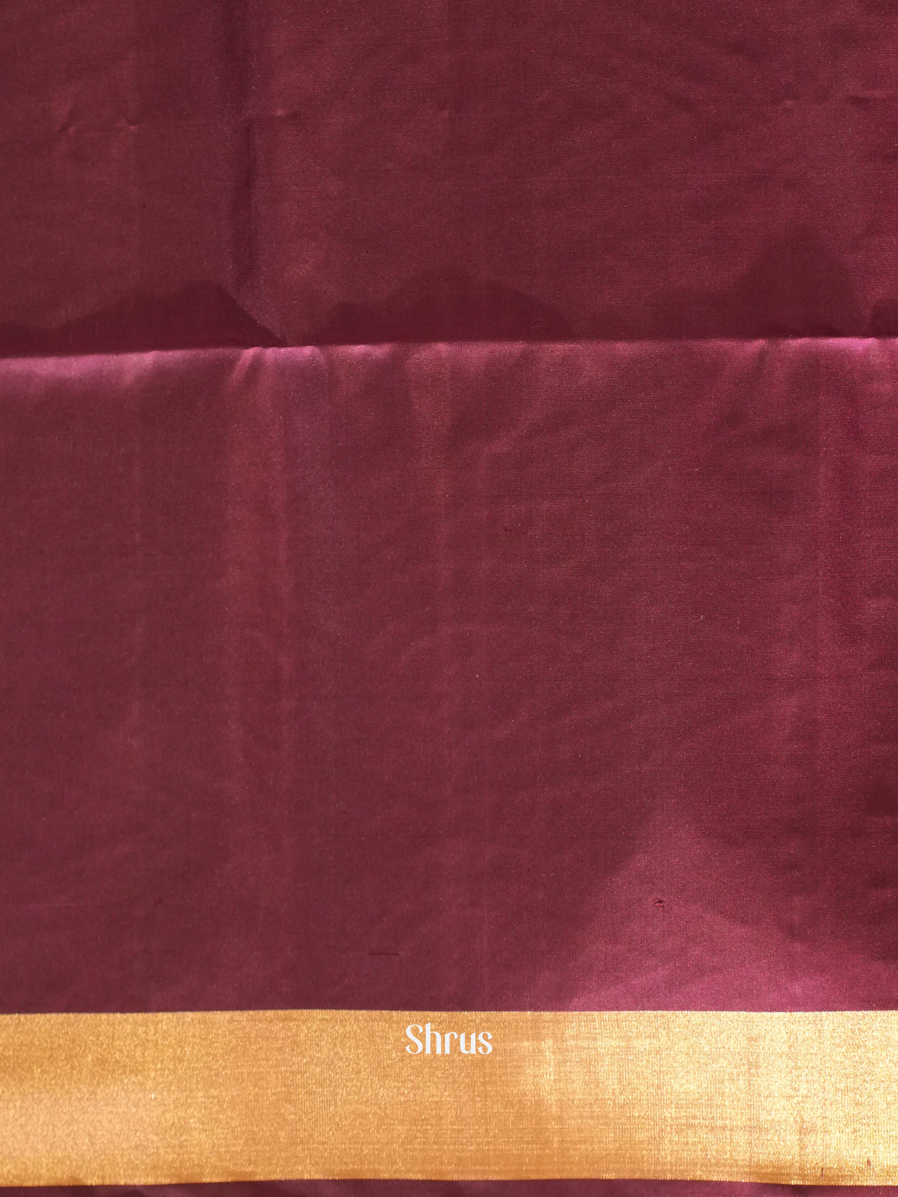 Purple & Maroon- Soft Silk Saree - Shop on ShrusEternity.com