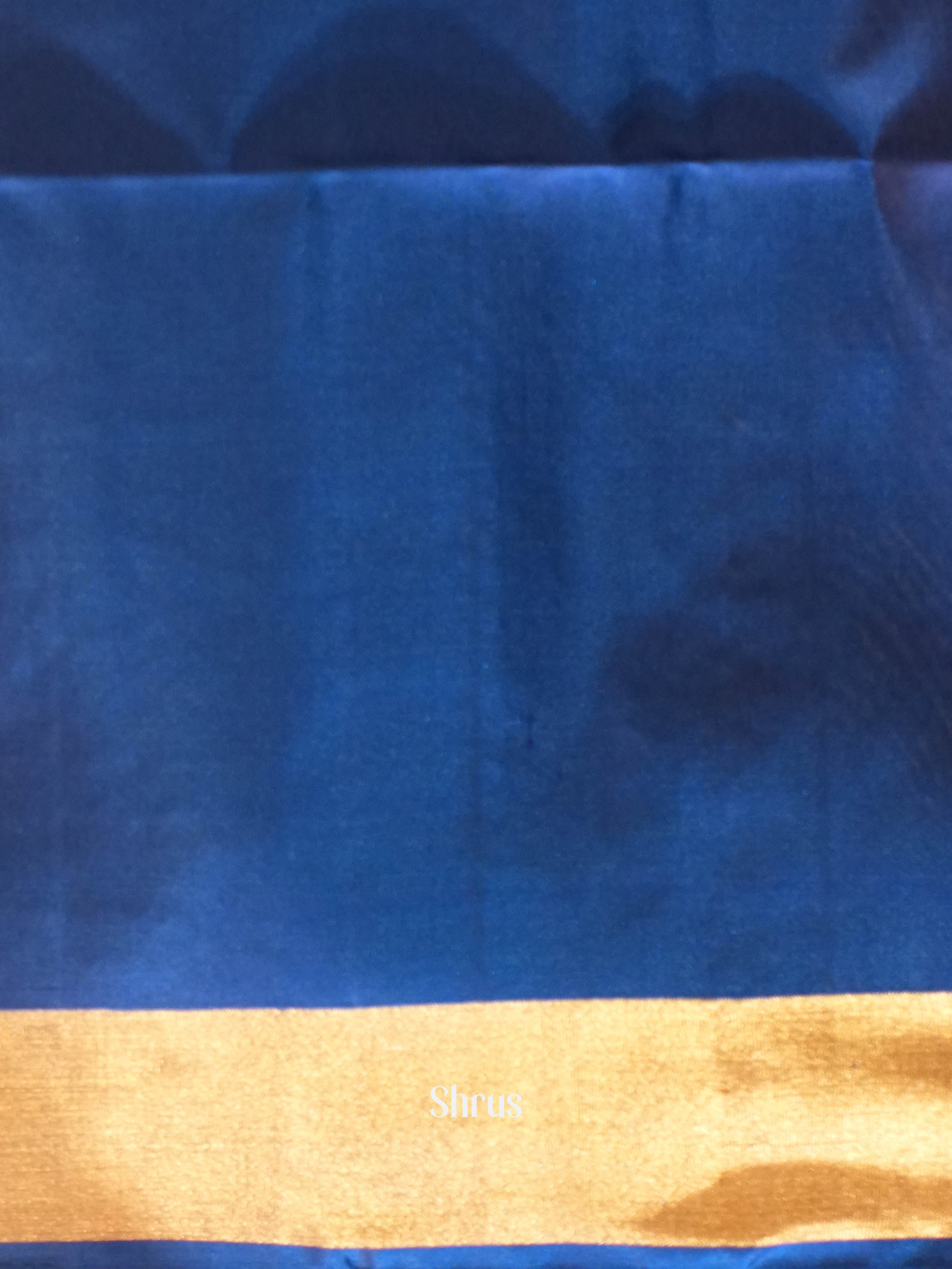 Purple & Blue - Soft Silk Saree - Shop on ShrusEternity.com