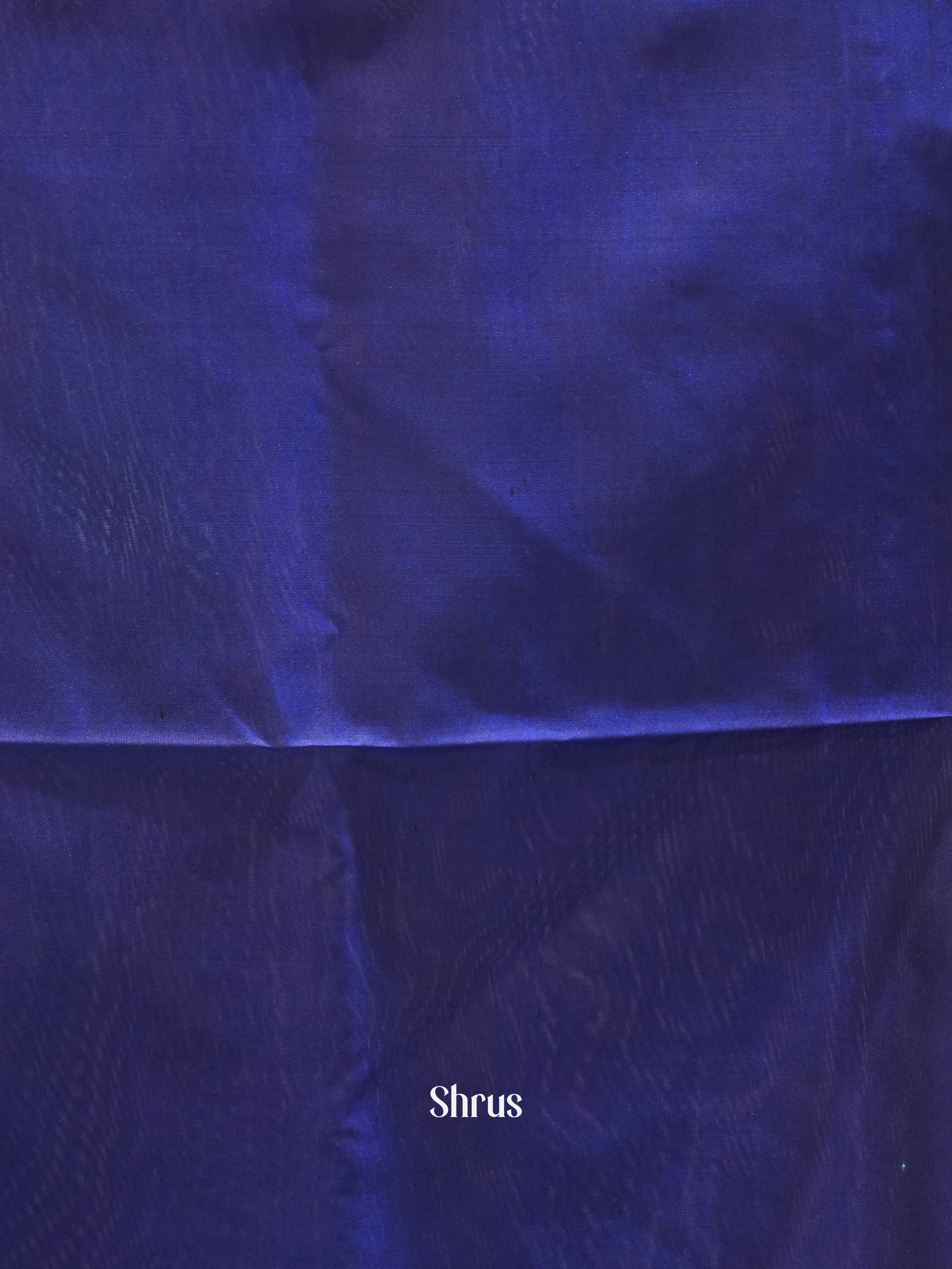 Teal & Blue- Soft Silk Saree - Shop on ShrusEternity.com
