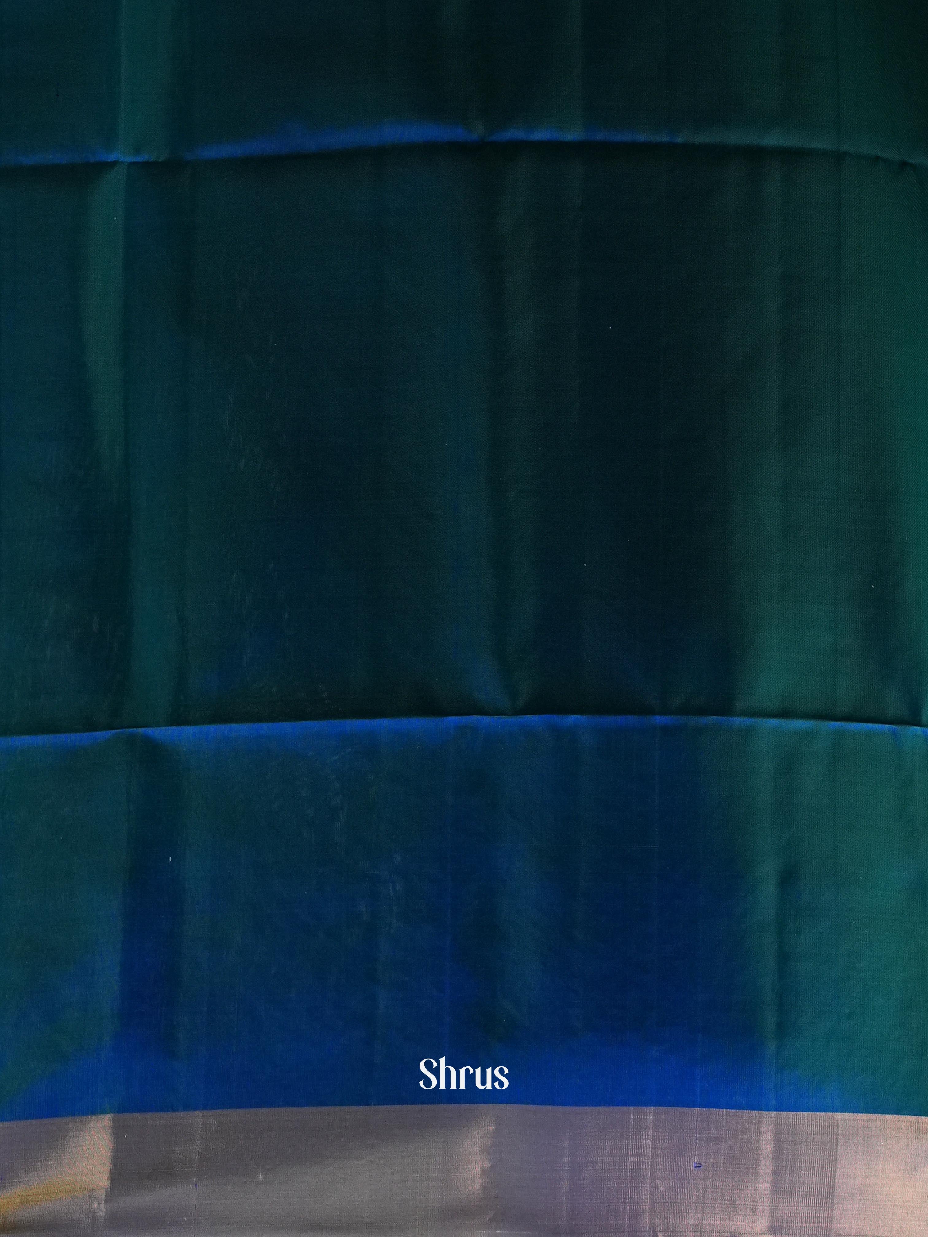 Blue - Soft Silk Saree - Shop on ShrusEternity.com