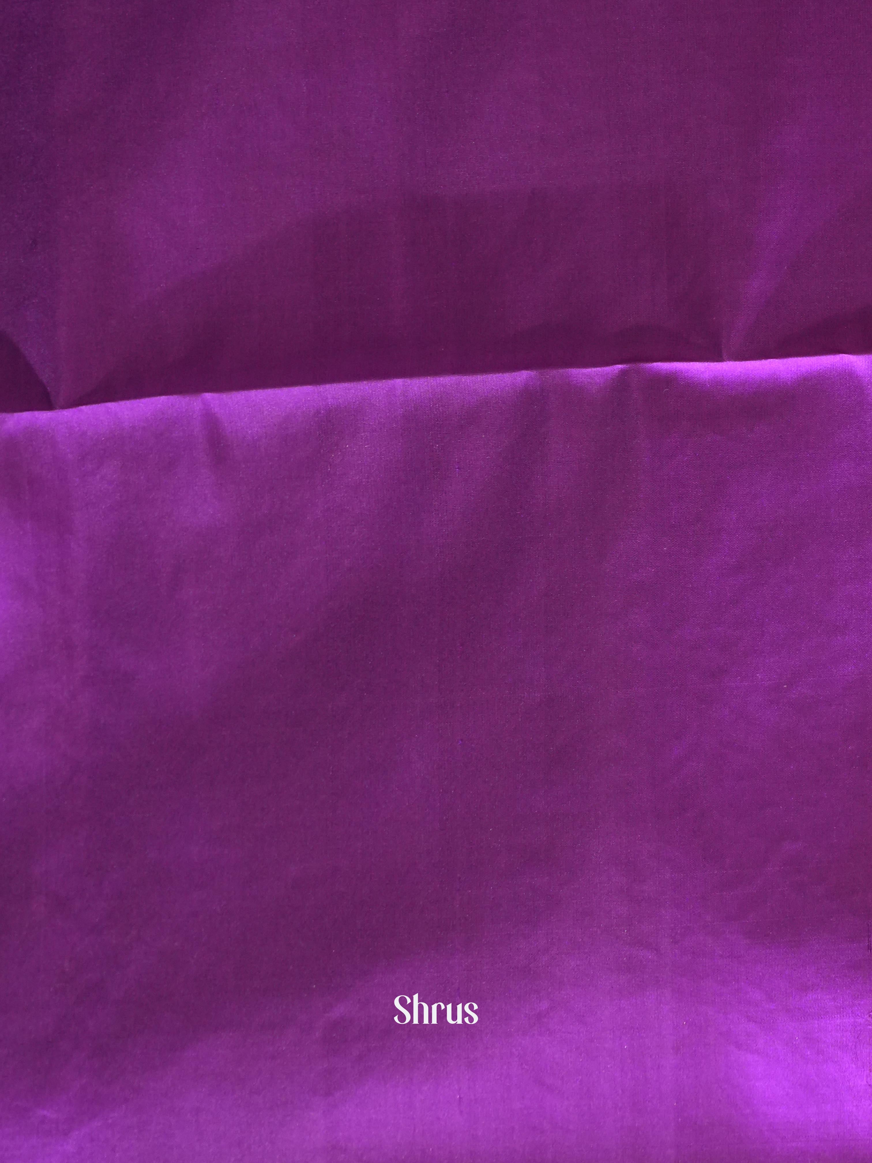 Pink & Purple - Soft Silk Saree - Shop on ShrusEternity.com