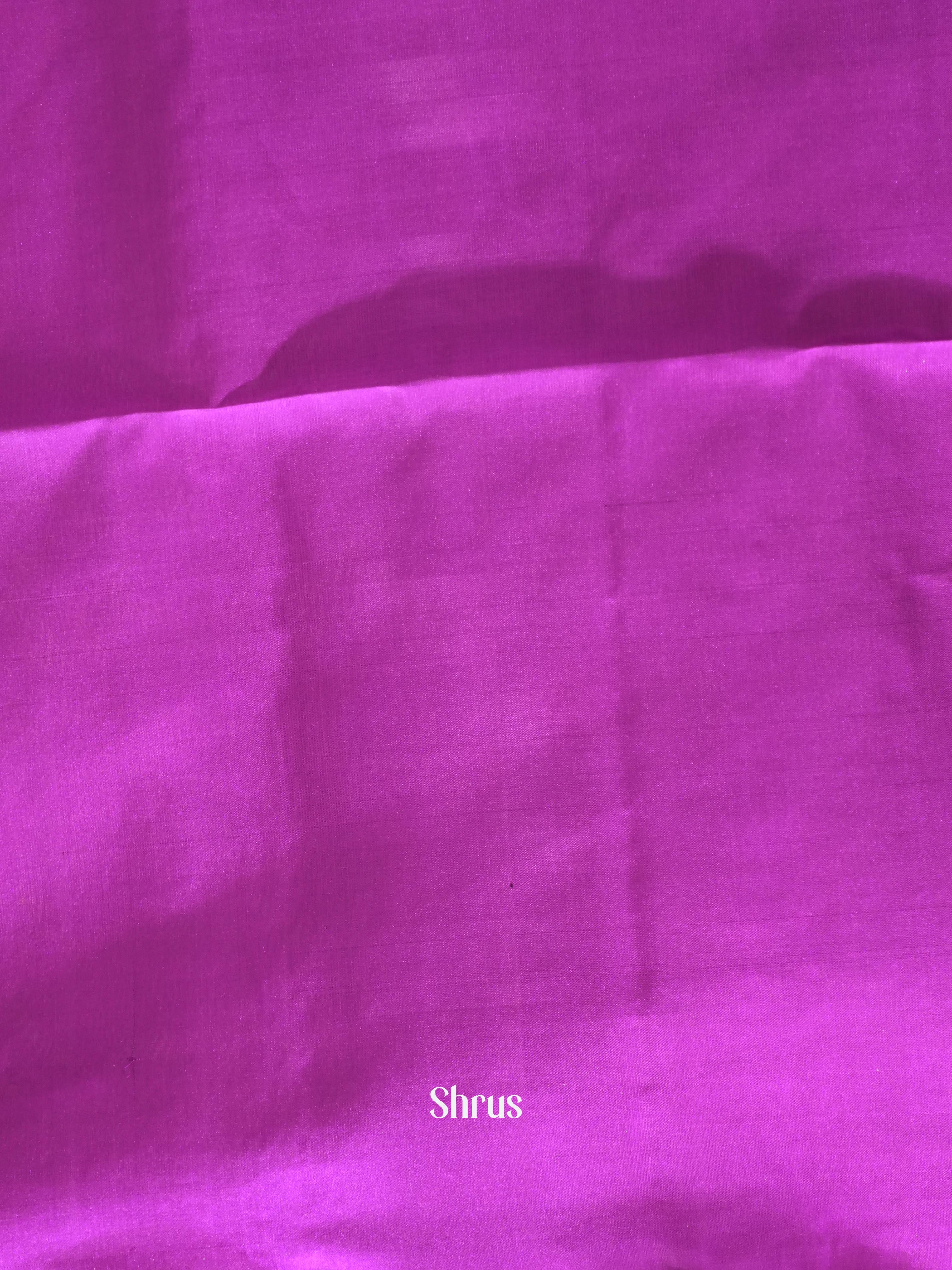 Black & Purple - Soft Silk Saree - Shop on ShrusEternity.com