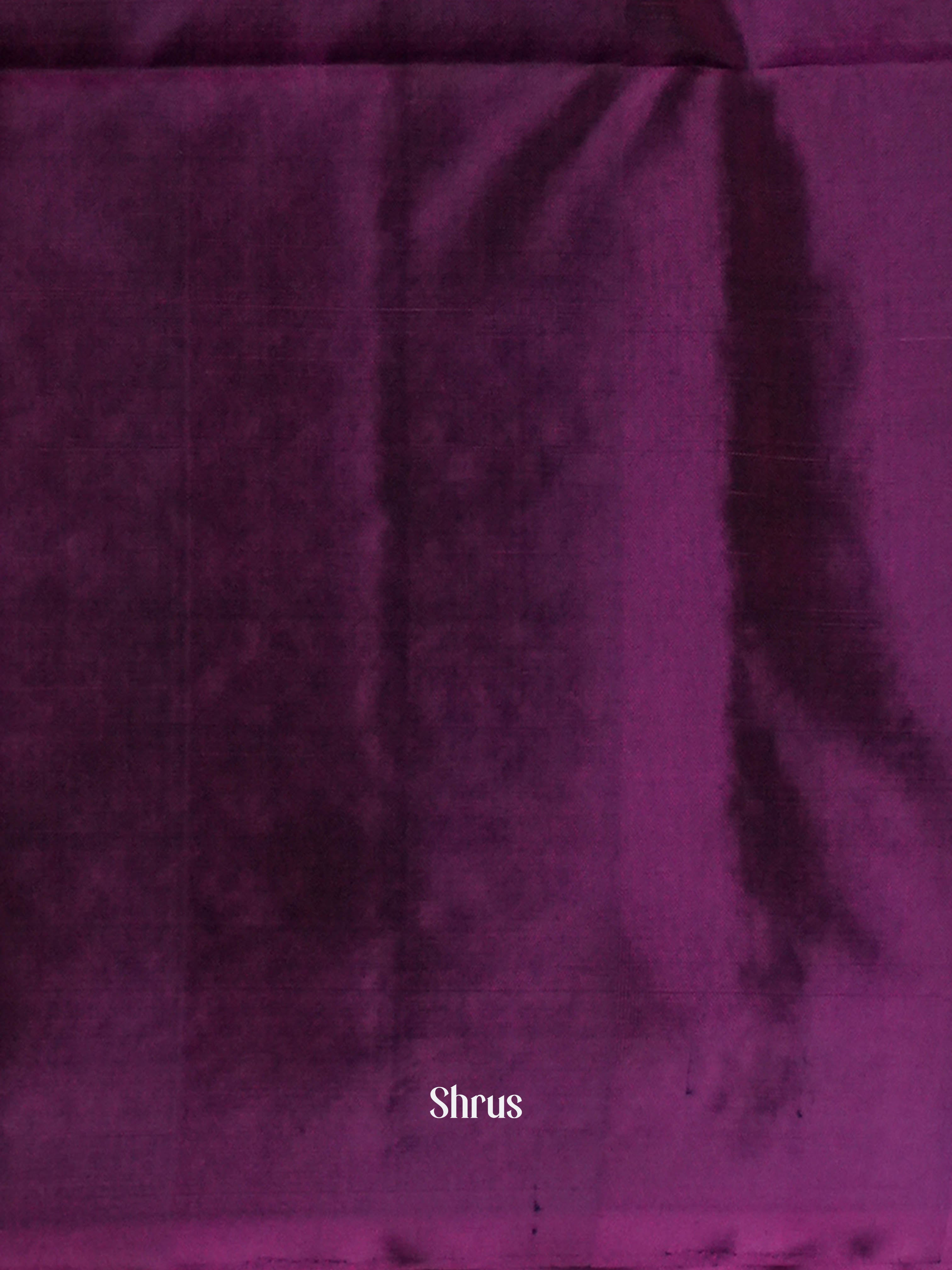 Green & Purple- Soft Silk Saree - Shop on ShrusEternity.com