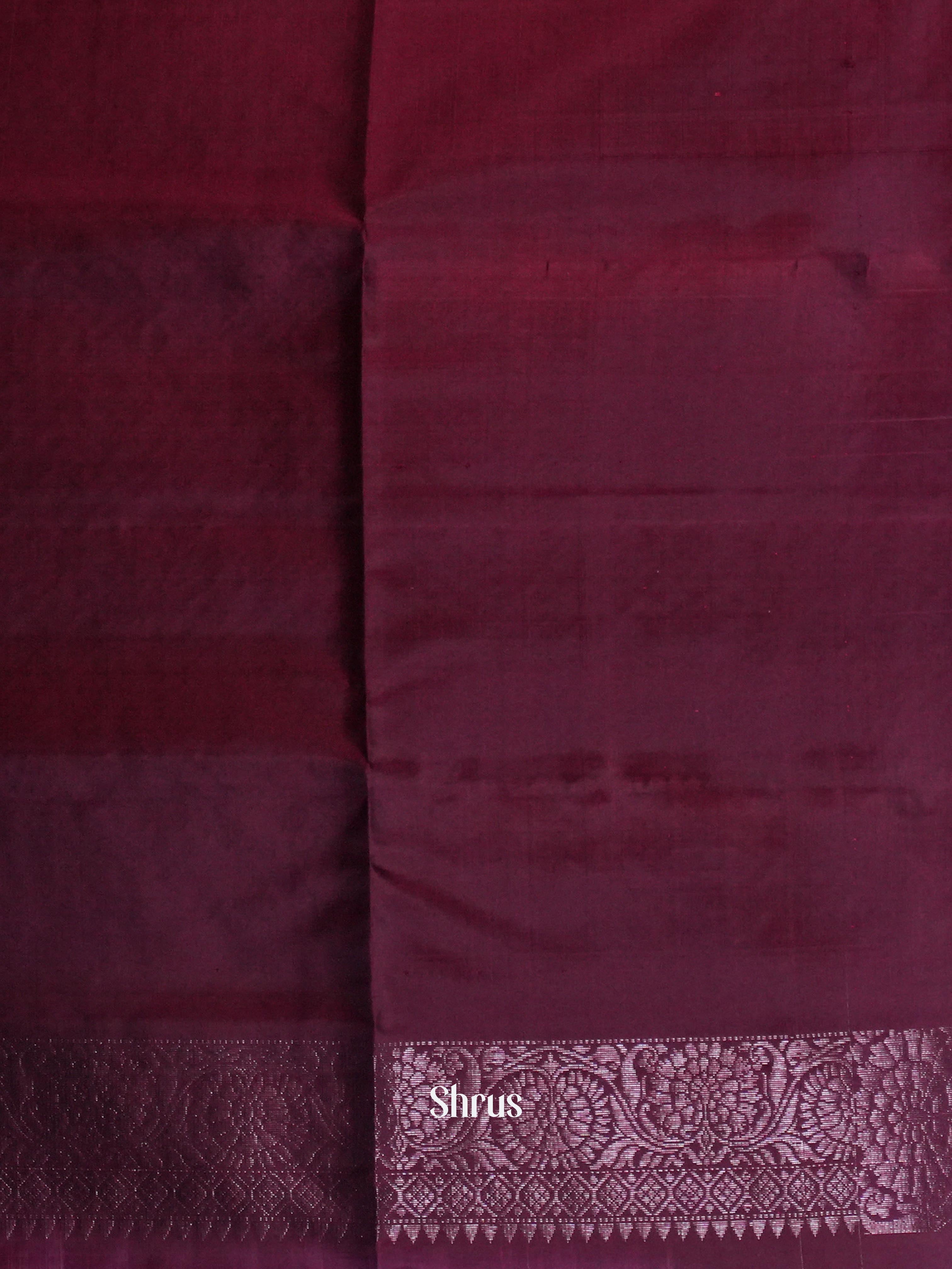 Brownish Purple & Peachy Purple - Soft Silk Saree - Shop on ShrusEternity.com