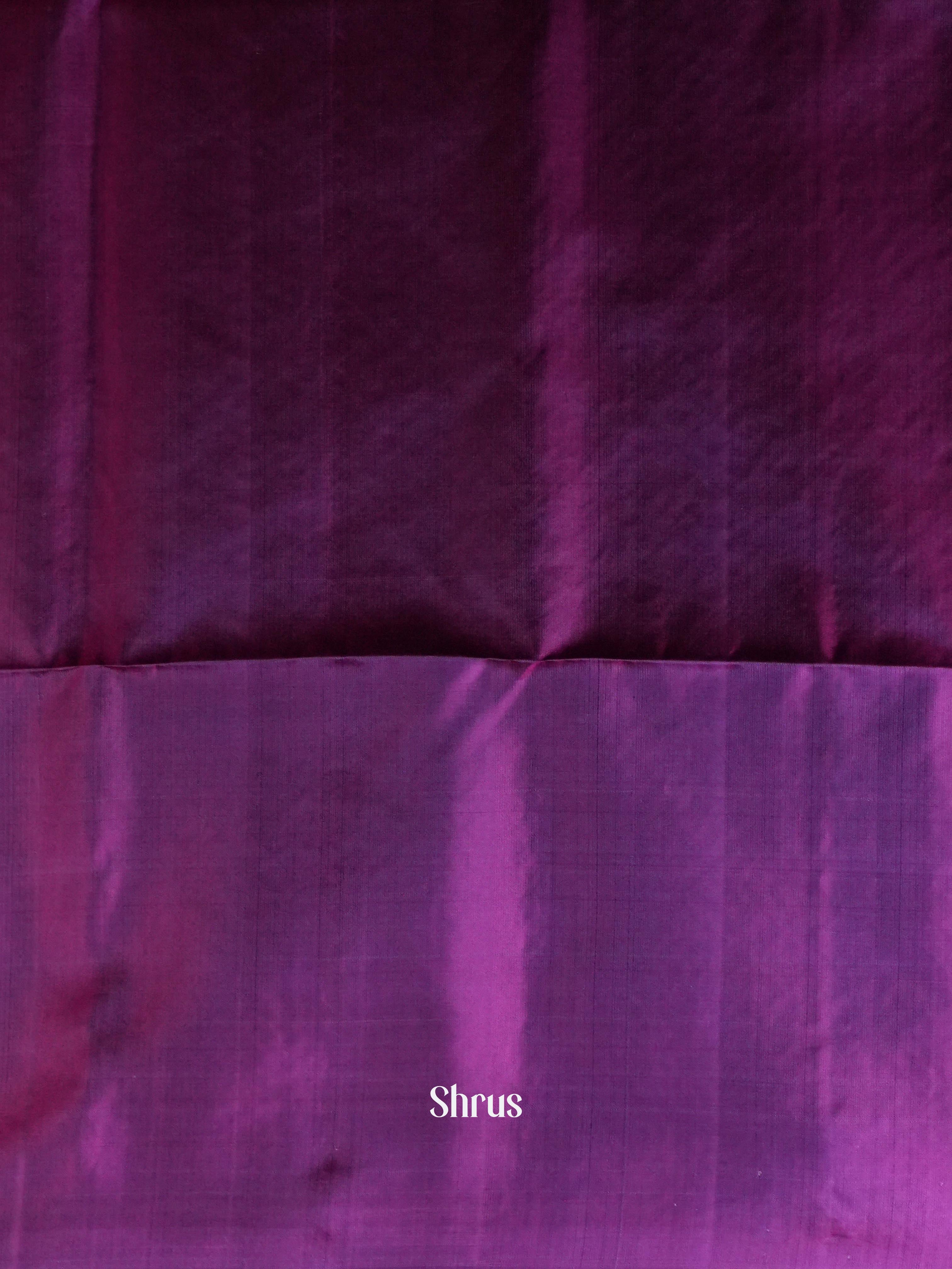 Purple & Majenta - Soft Silk Saree - Shop on ShrusEternity.com