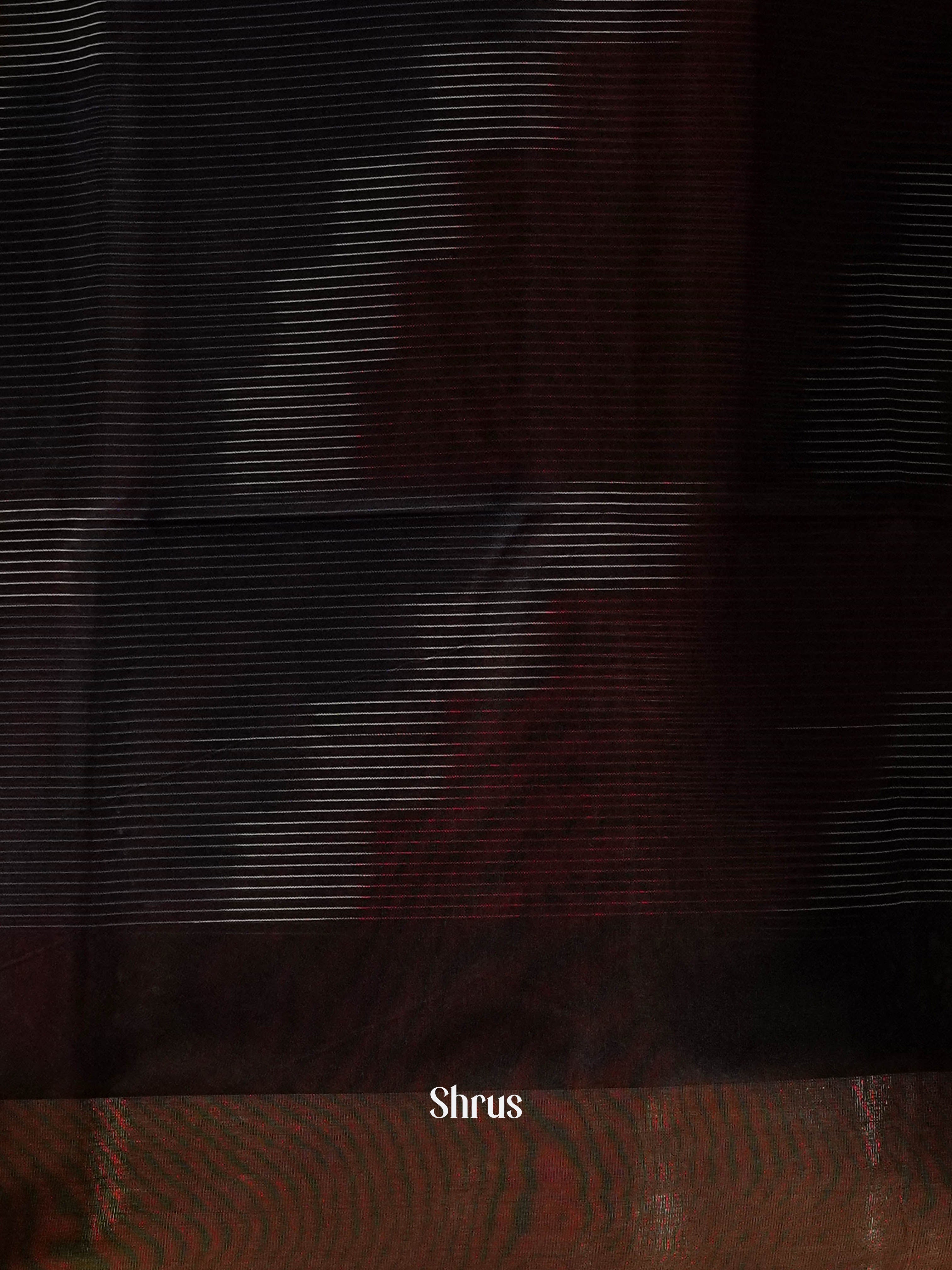 Brown & Violet - Ikkat Kora Saree - Shop on ShrusEternity.com