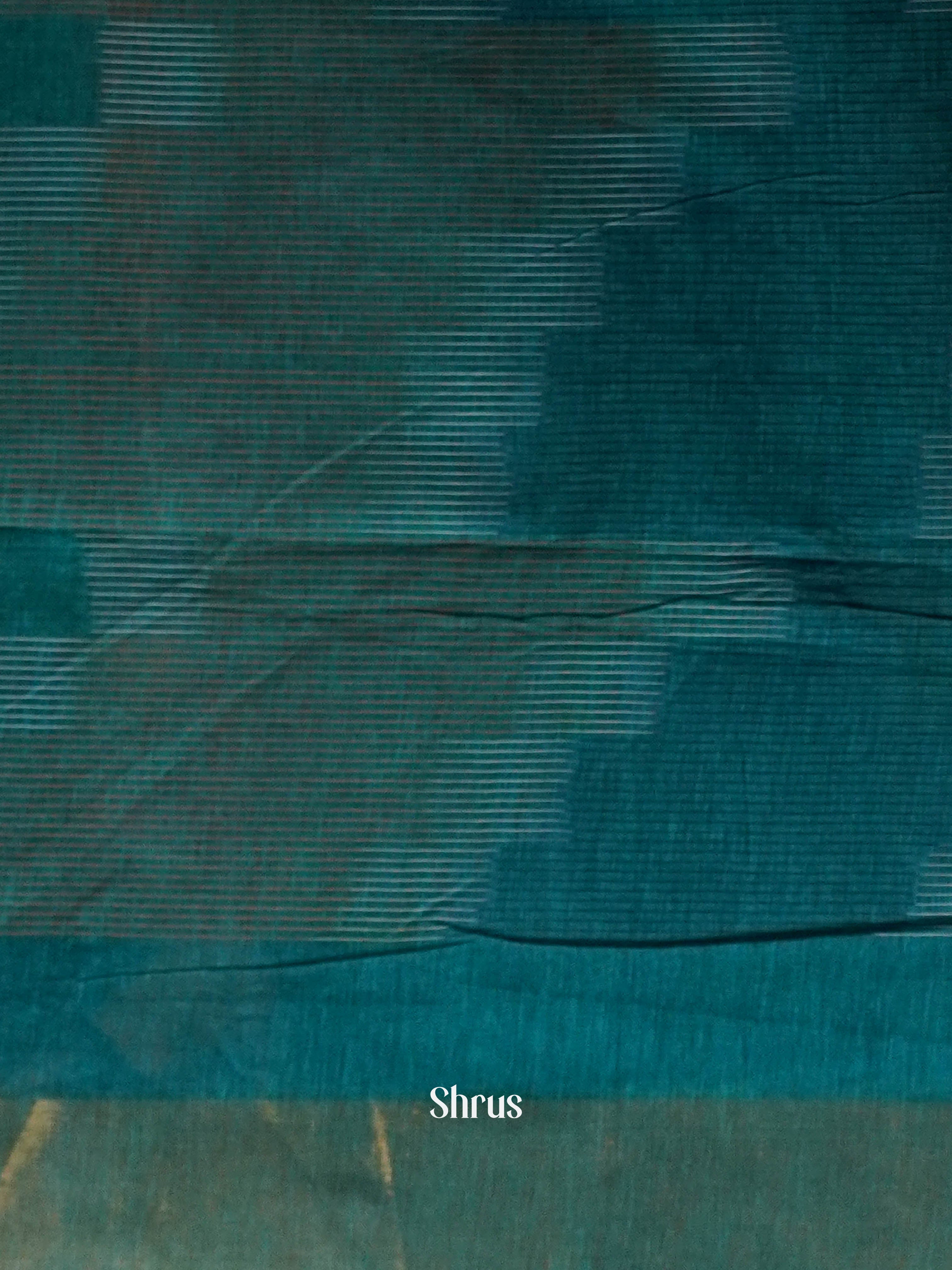 CHS10866 - Ikkat Kora Saree - Shop on ShrusEternity.com