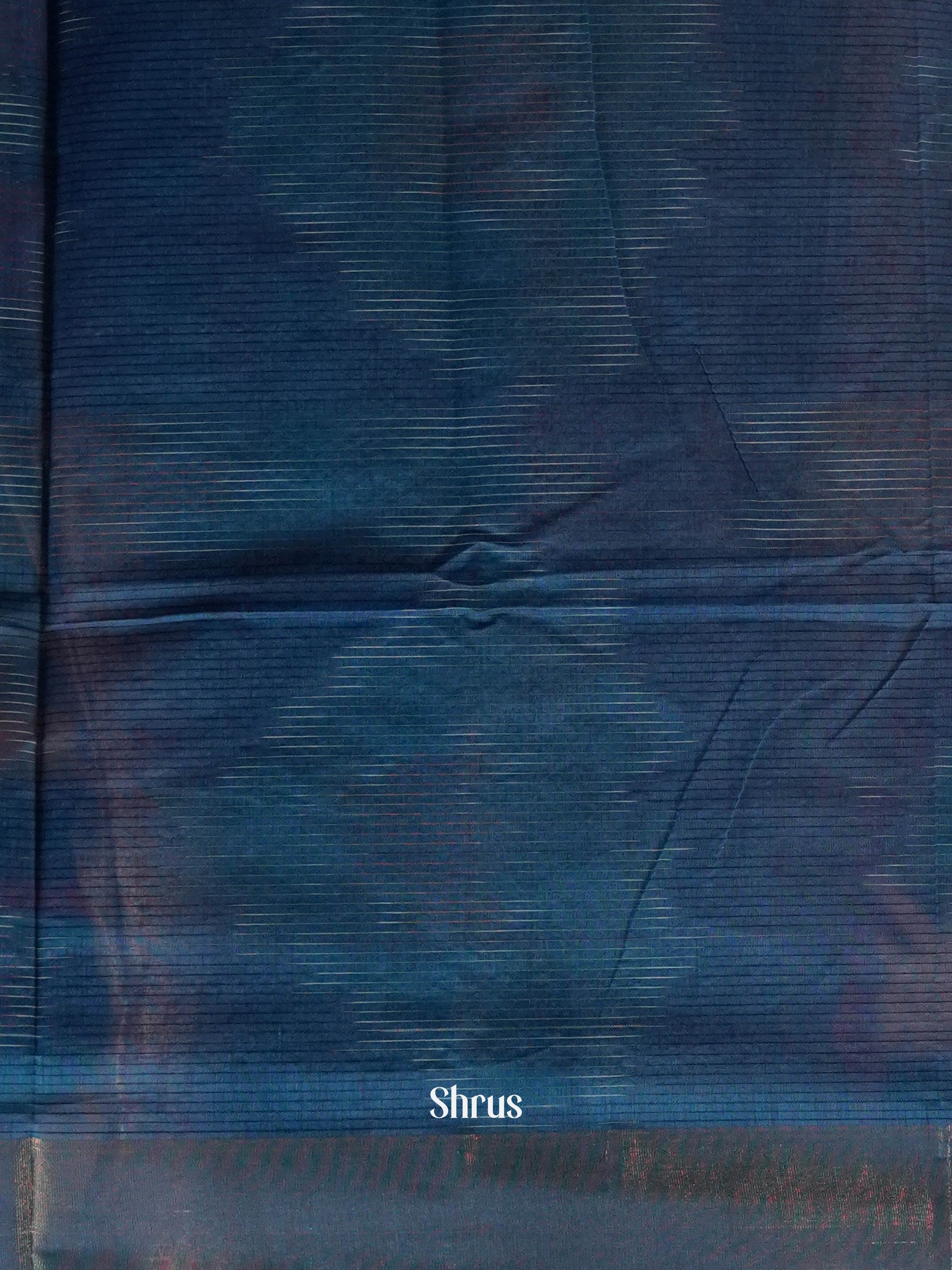 CHS10879 - Ikkat Kora Saree - Shop on ShrusEternity.com