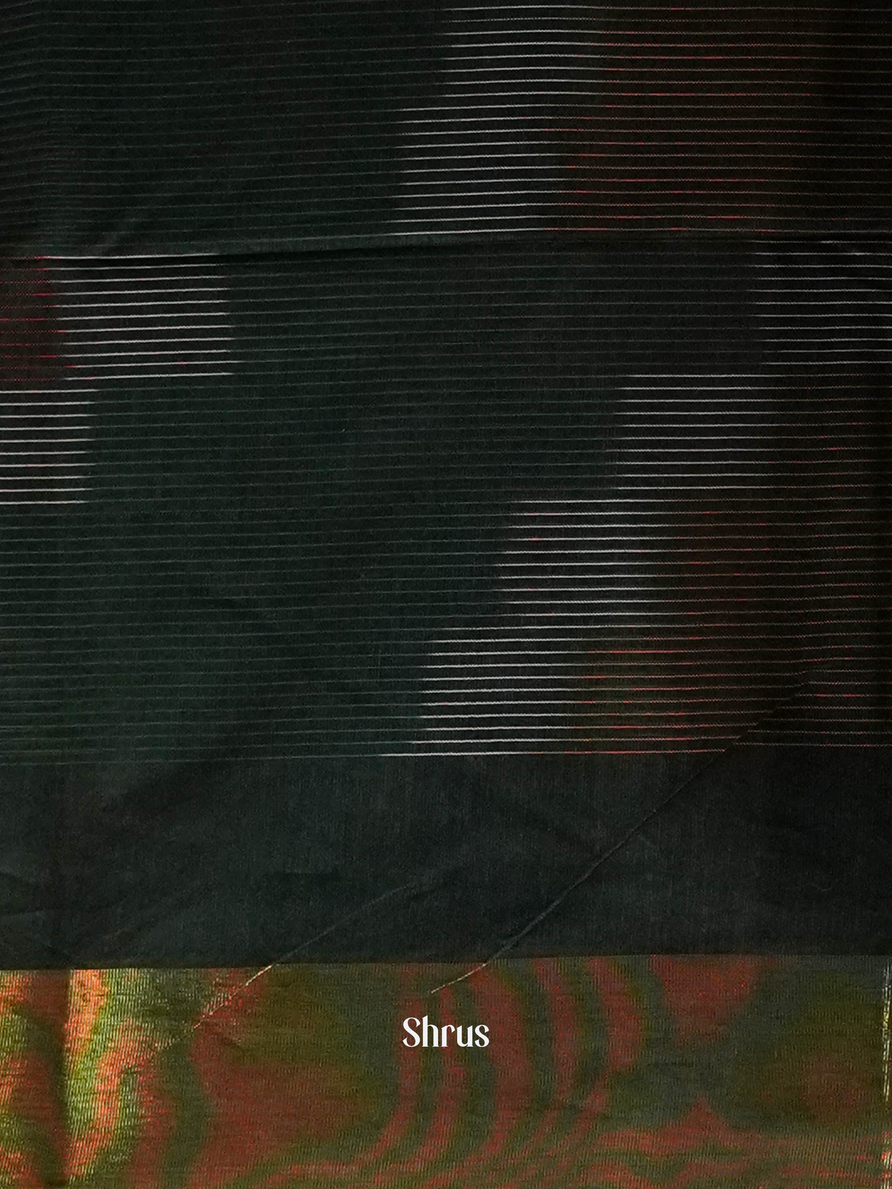 CHS10891 - Ikkat Kora Saree - Shop on ShrusEternity.com