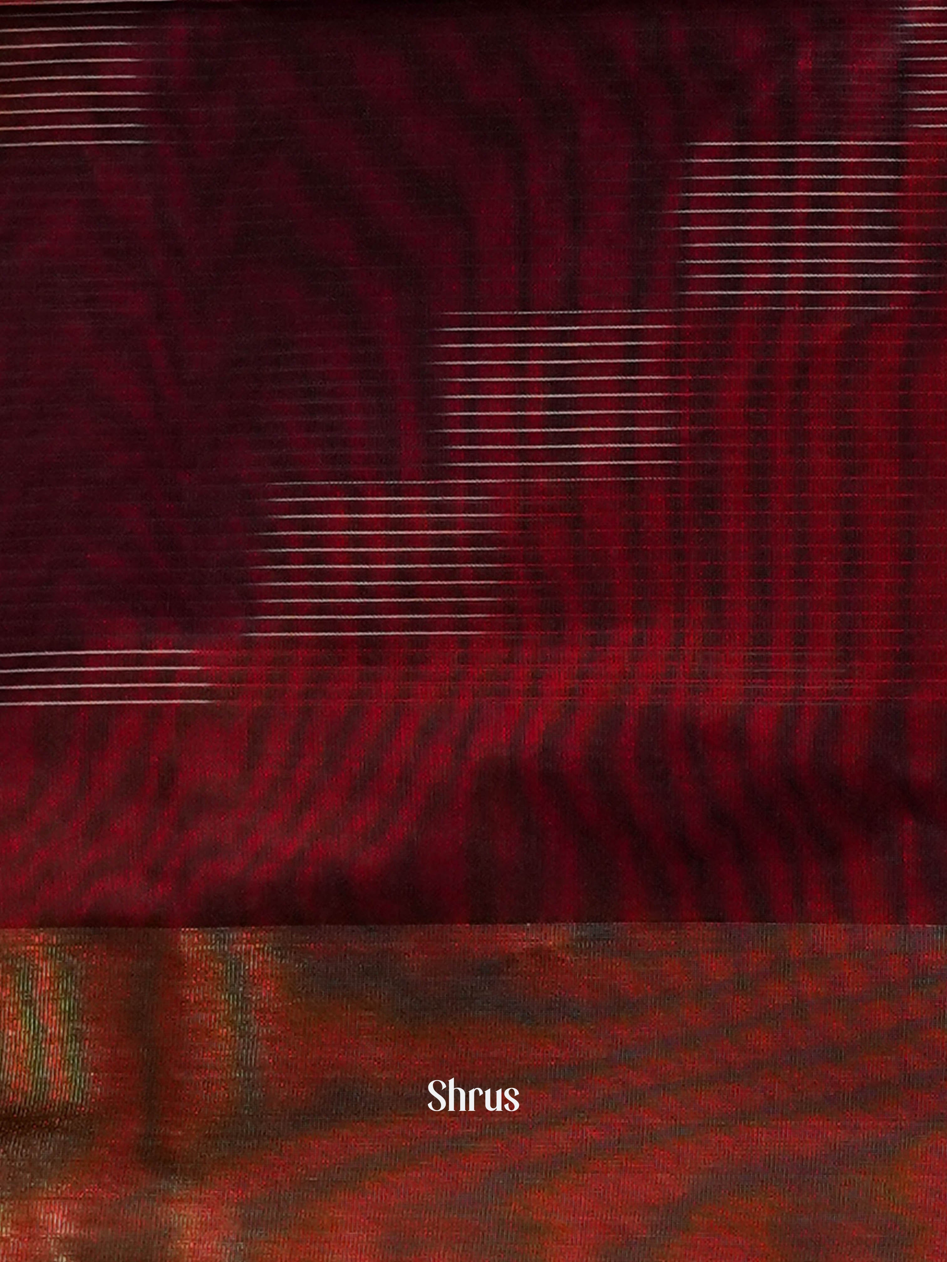 CHS10945 - Ikkat Kora Saree - Shop on ShrusEternity.com