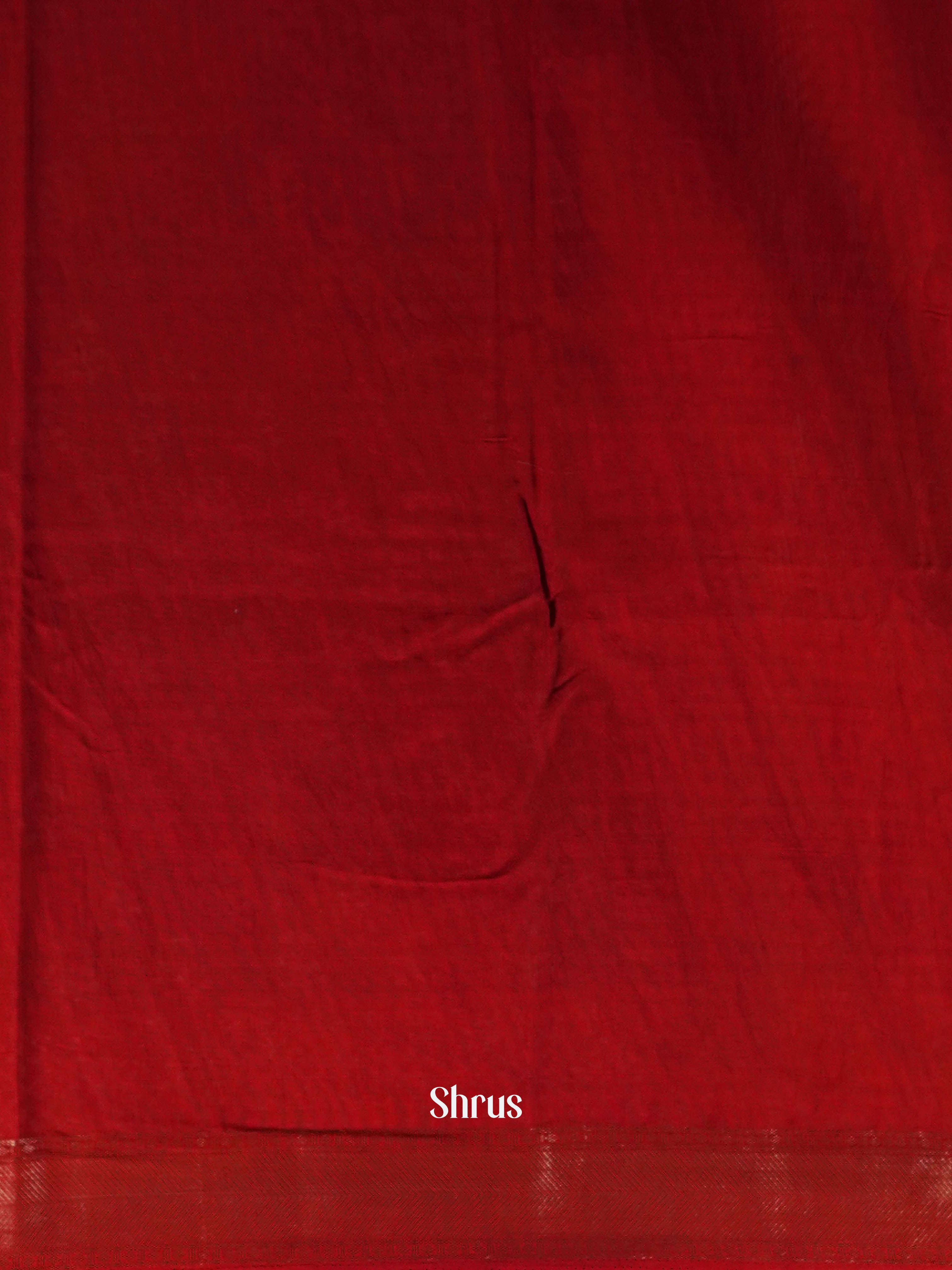 Black & Red- Art Modal Saree - Shop on ShrusEternity.com