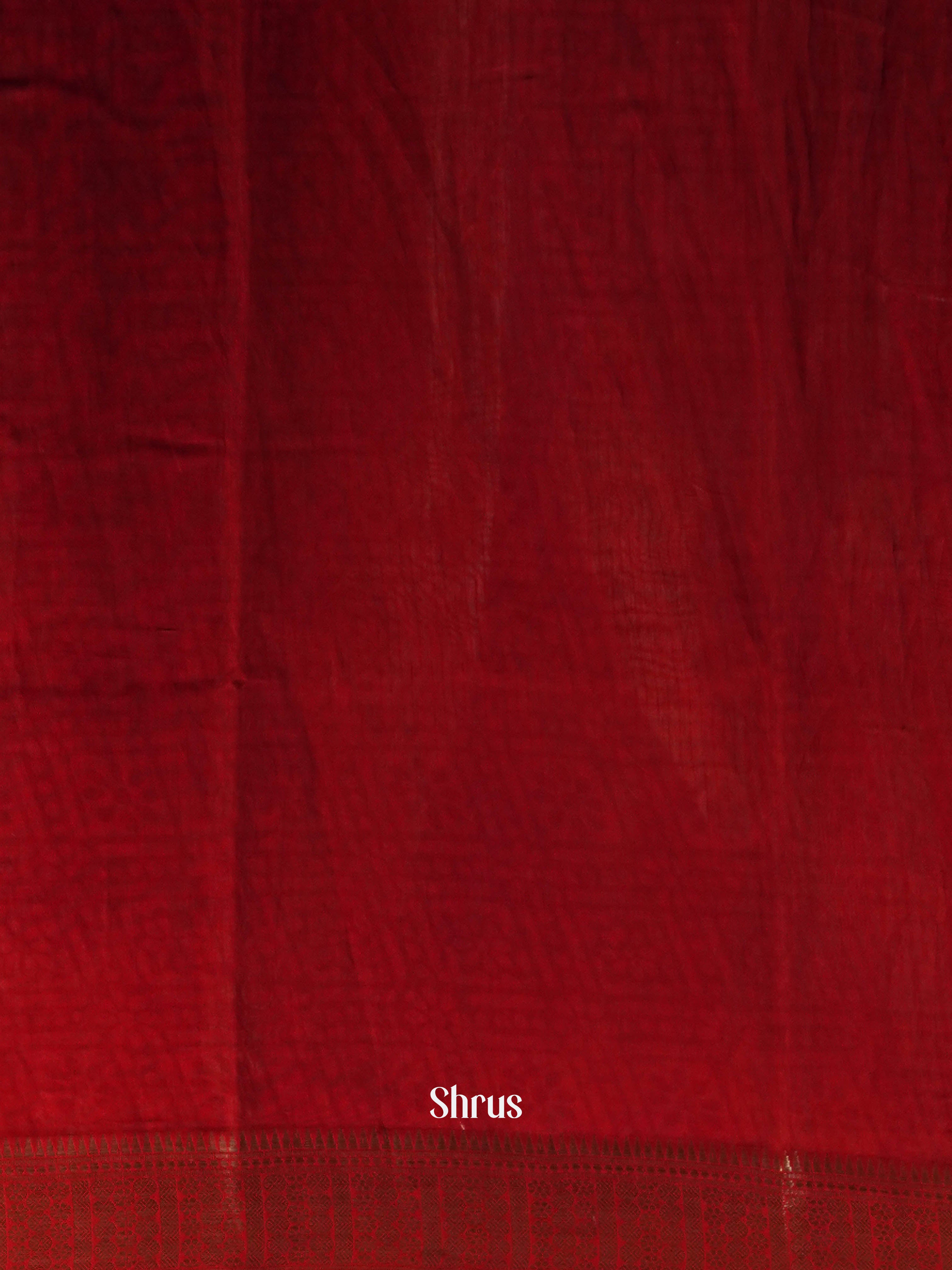 Black & Red - Art Modal Saree - Shop on ShrusEternity.com