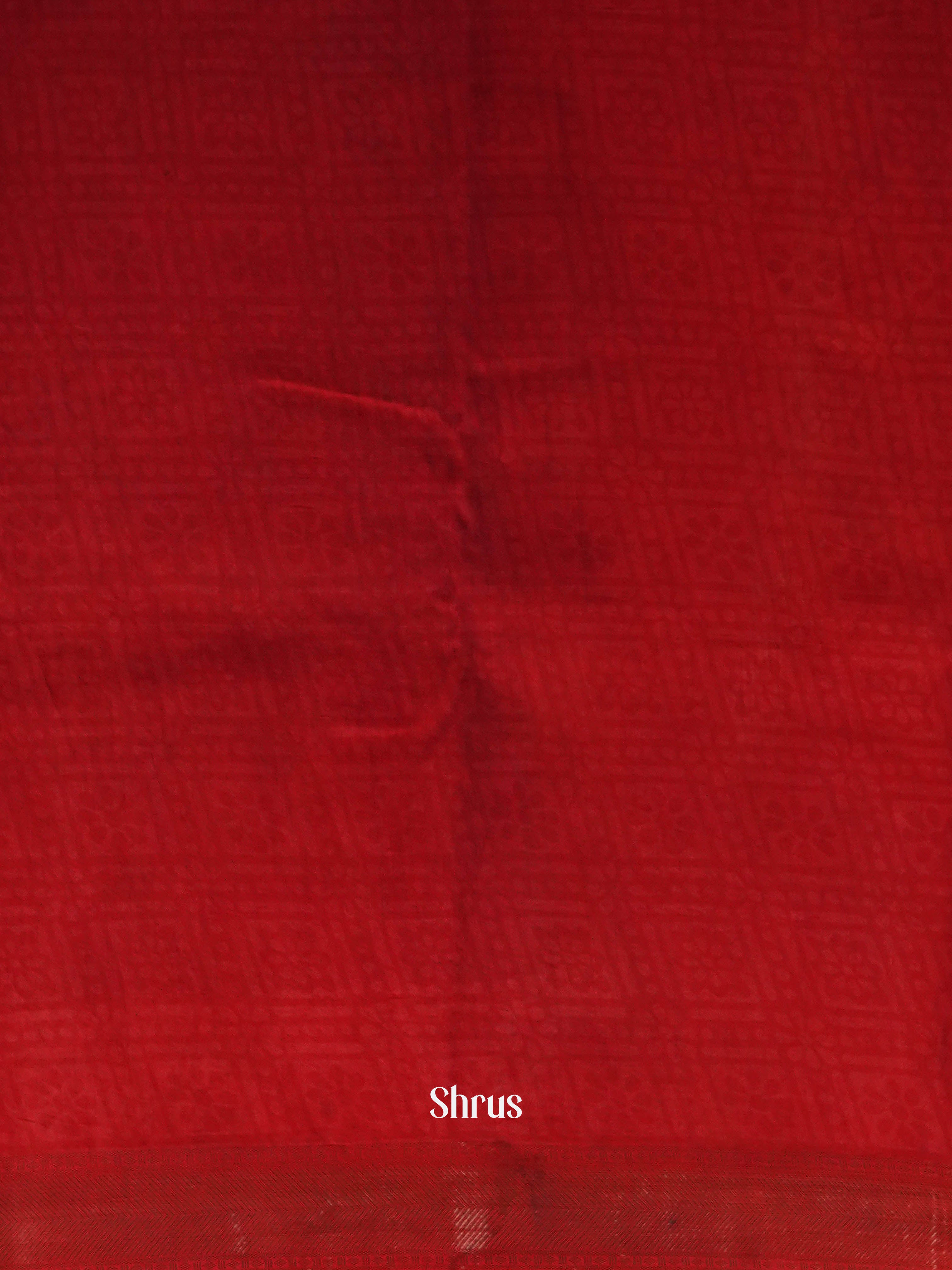 Blue & Red - Art Modal Saree - Shop on ShrusEternity.com