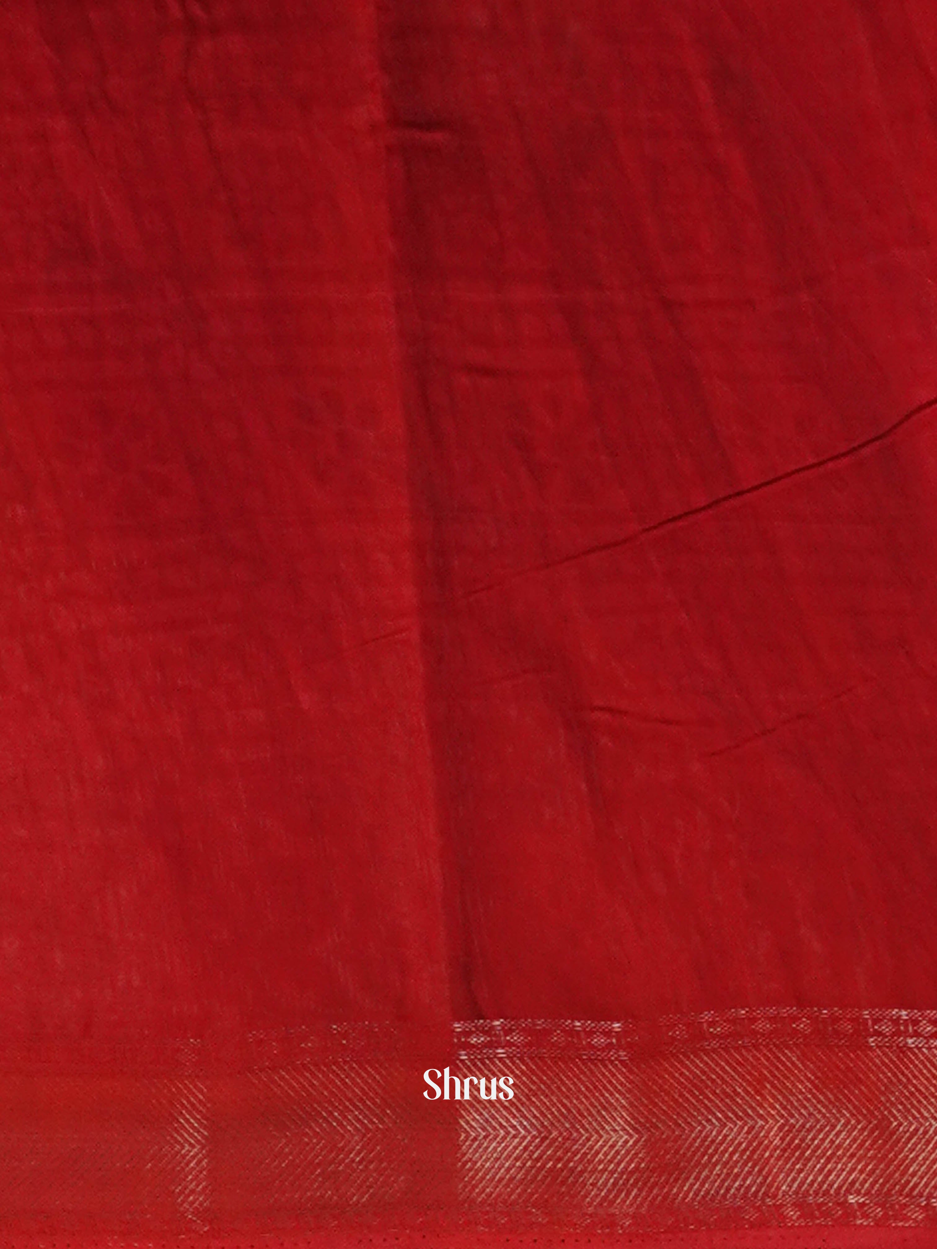 Black & Red - Art Modal Saree - Shop on ShrusEternity.com