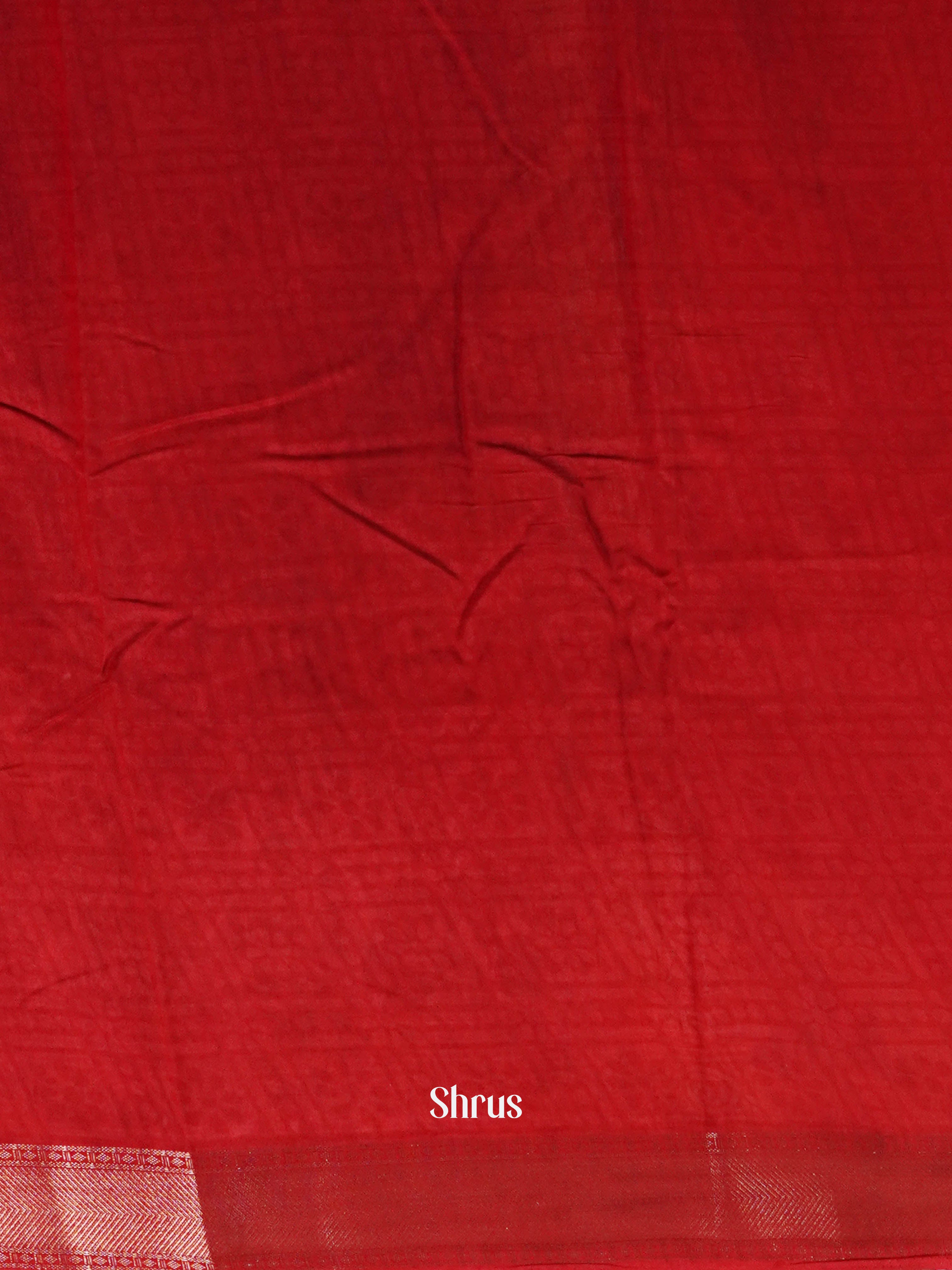 Black & Red - Art Modal Saree - Shop on ShrusEternity.com