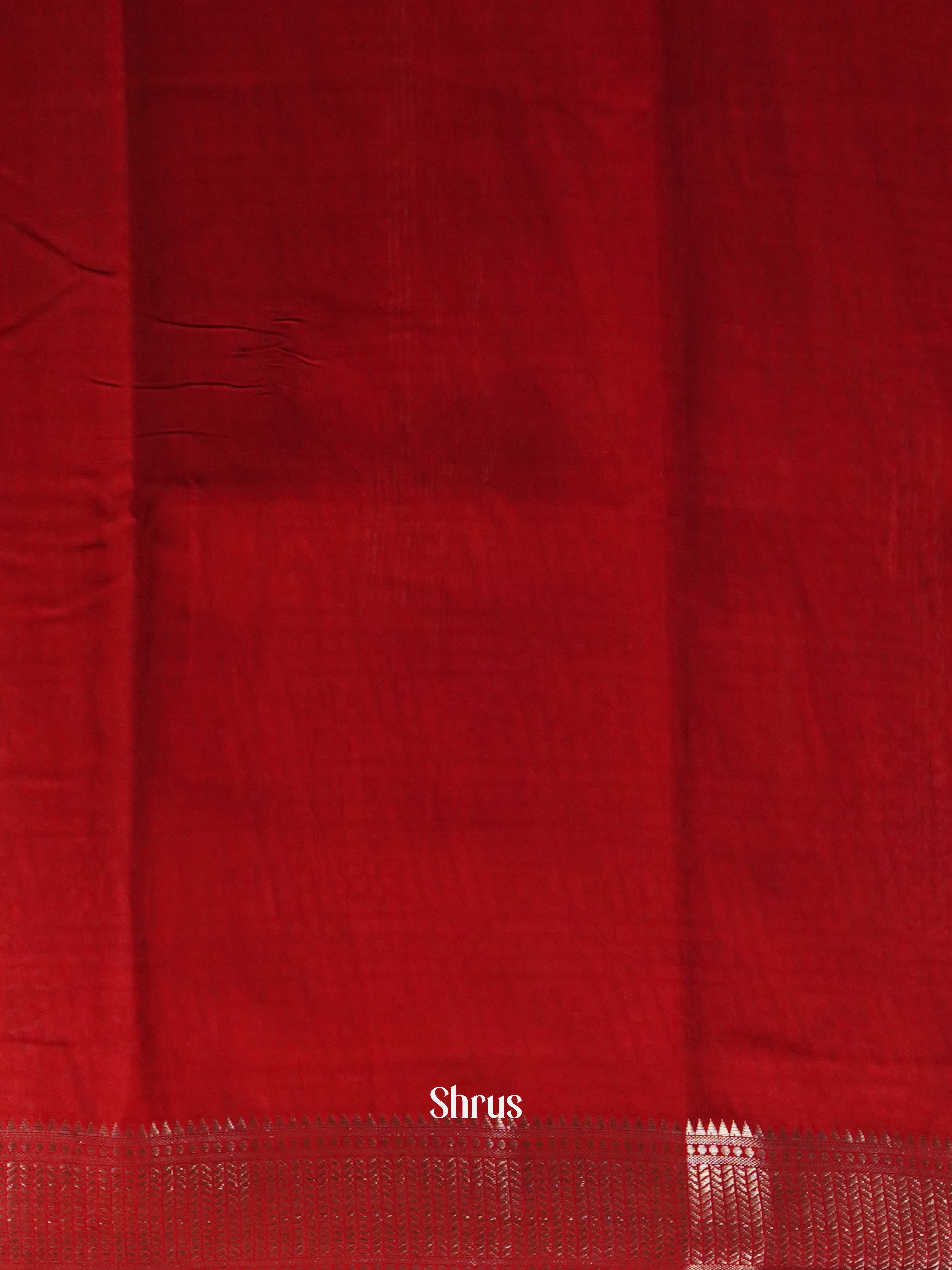 Black & Red - Art Modal Saree - Shop on ShrusEternity.com