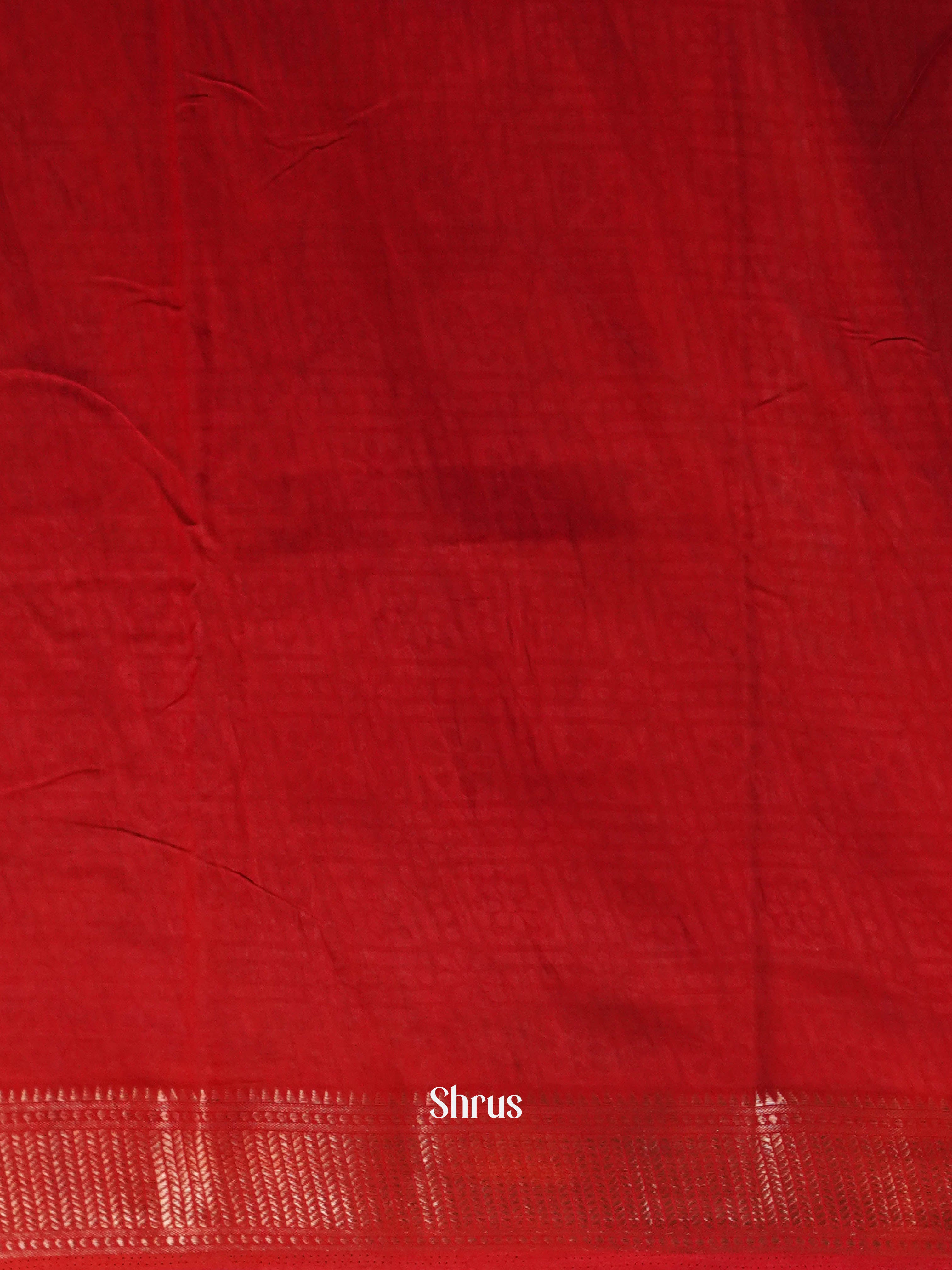 Black & Red - Art Modal Saree - Shop on ShrusEternity.com
