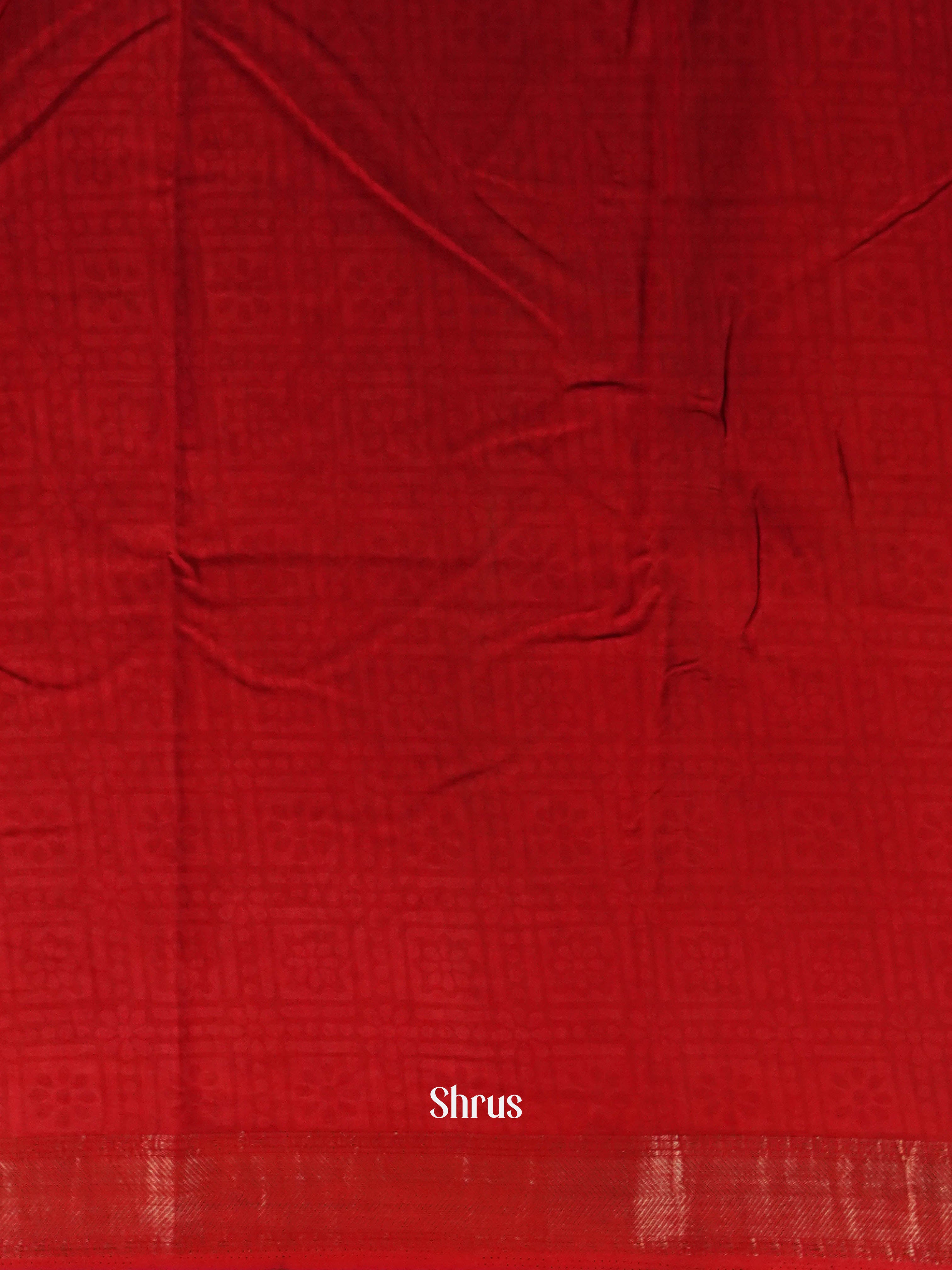 Black & Red - Art Modal Saree - Shop on ShrusEternity.com