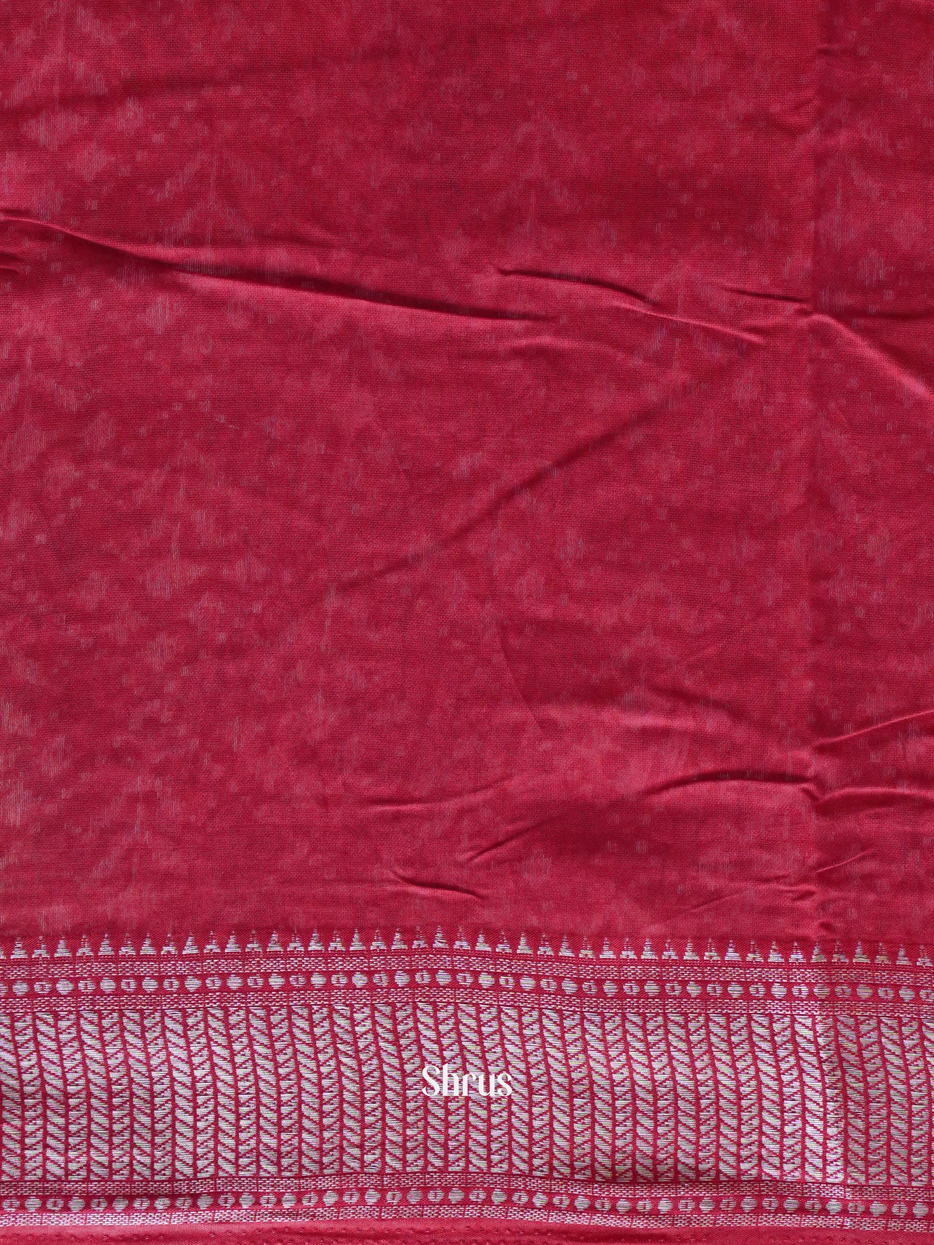 Black & Red - Art modal Saree - Shop on ShrusEternity.com