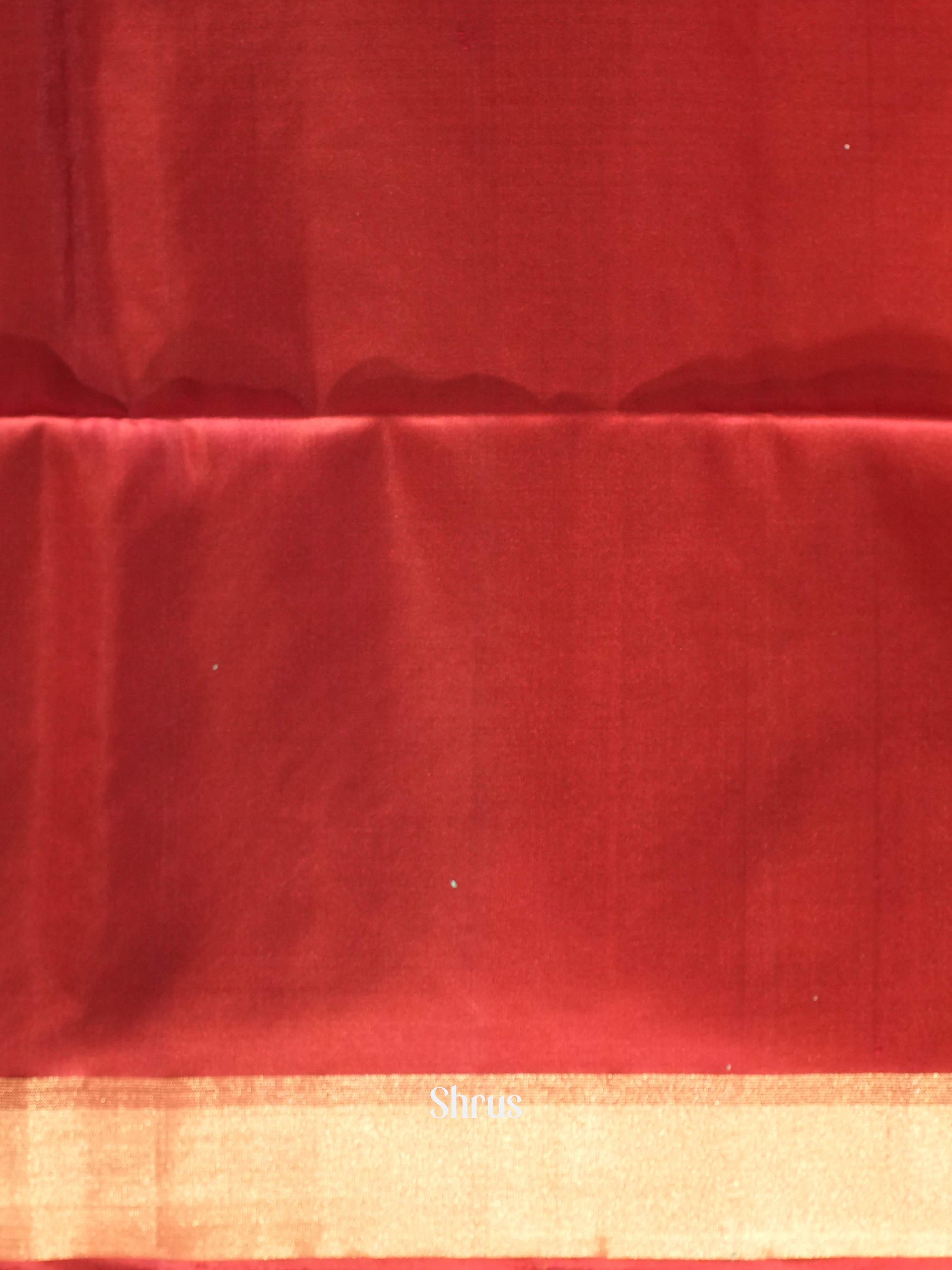 Orange & Maroon - Soft Silk Saree - Shop on ShrusEternity.com