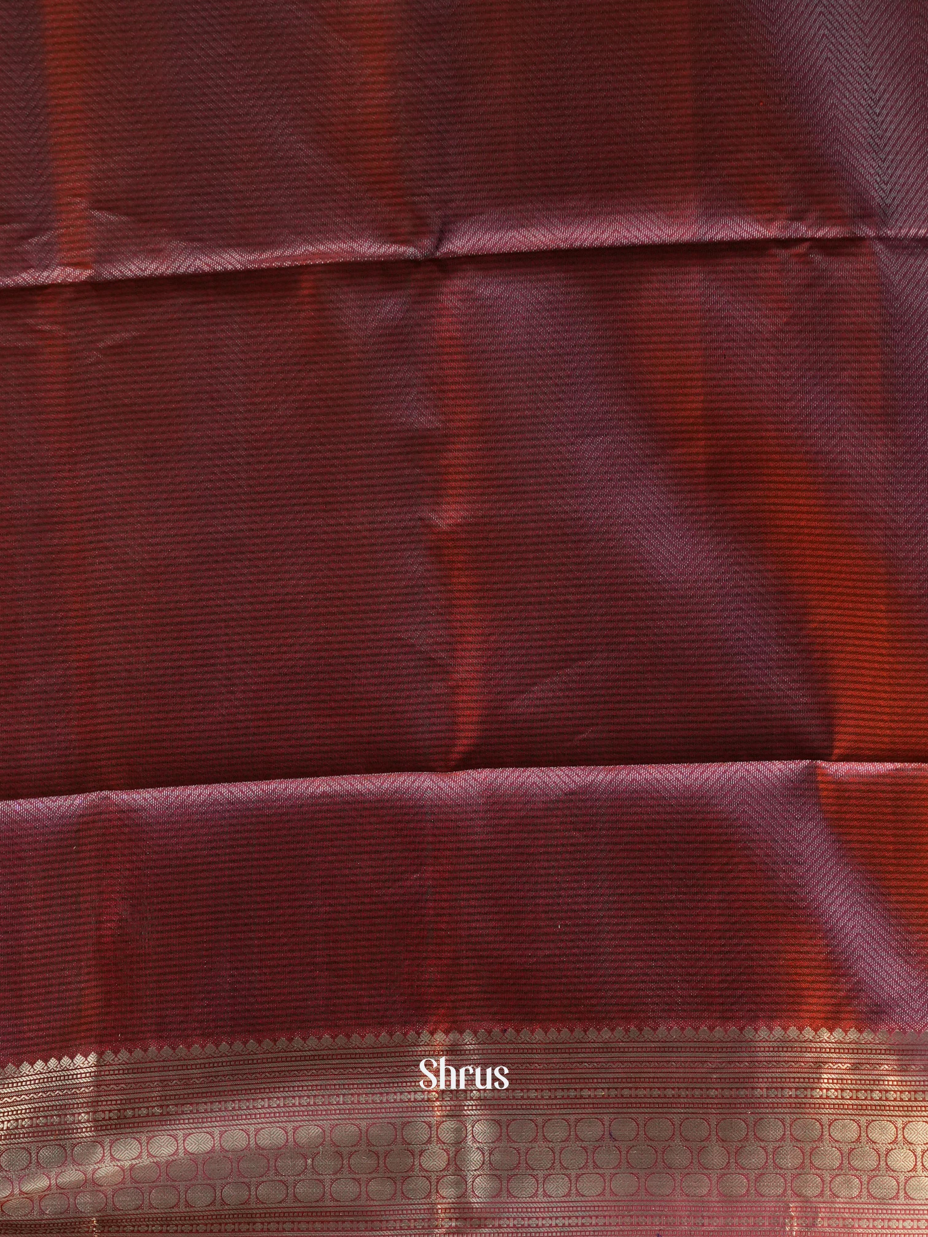 Purple (Vadamalli) & Copper - Soft Silk - Shop on ShrusEternity.com