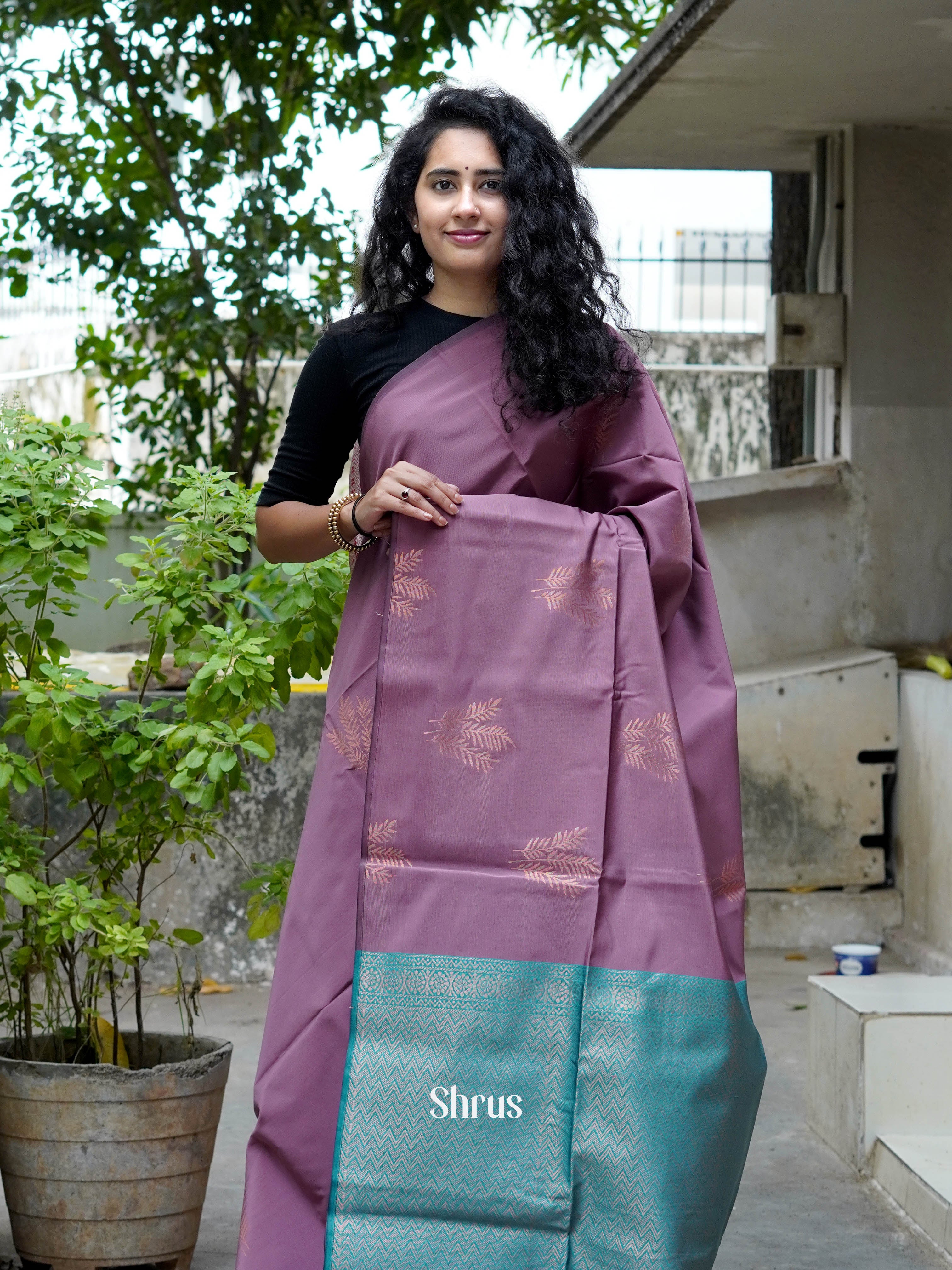 CHS14414 - Semi Softsilk Saree - Shop on ShrusEternity.com