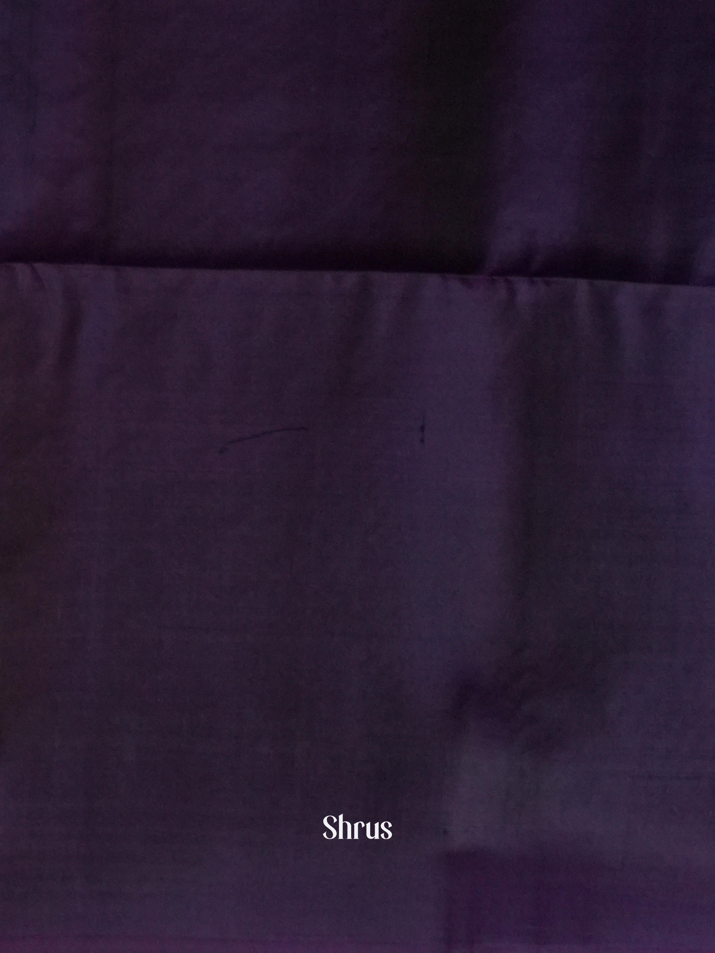 Dark Orchid Purple & Teal - Soft Silk Saree - Shop on ShrusEternity.com