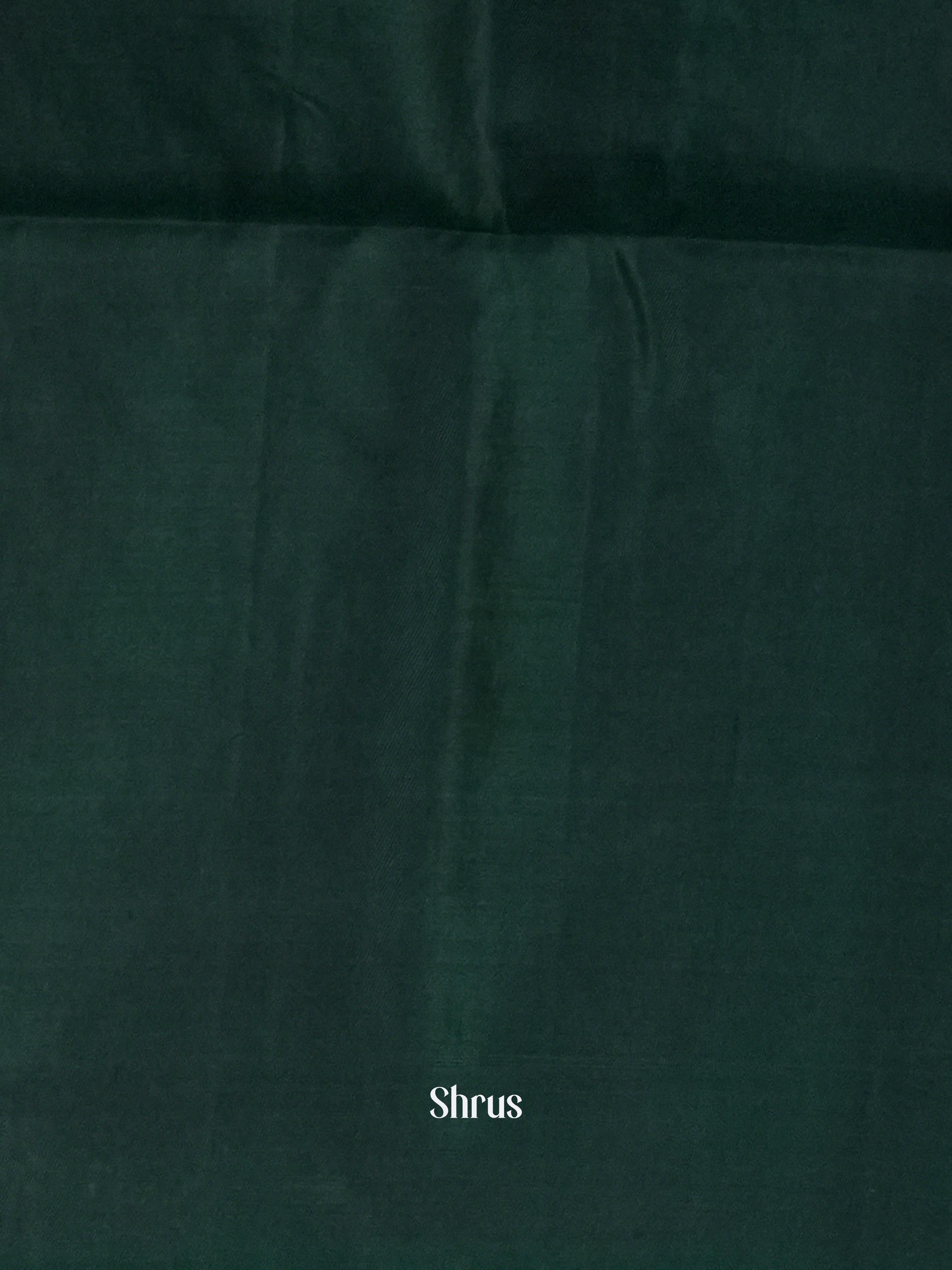 Green & Pinkish Maroon - Soft Silk Saree - Shop on ShrusEternity.com