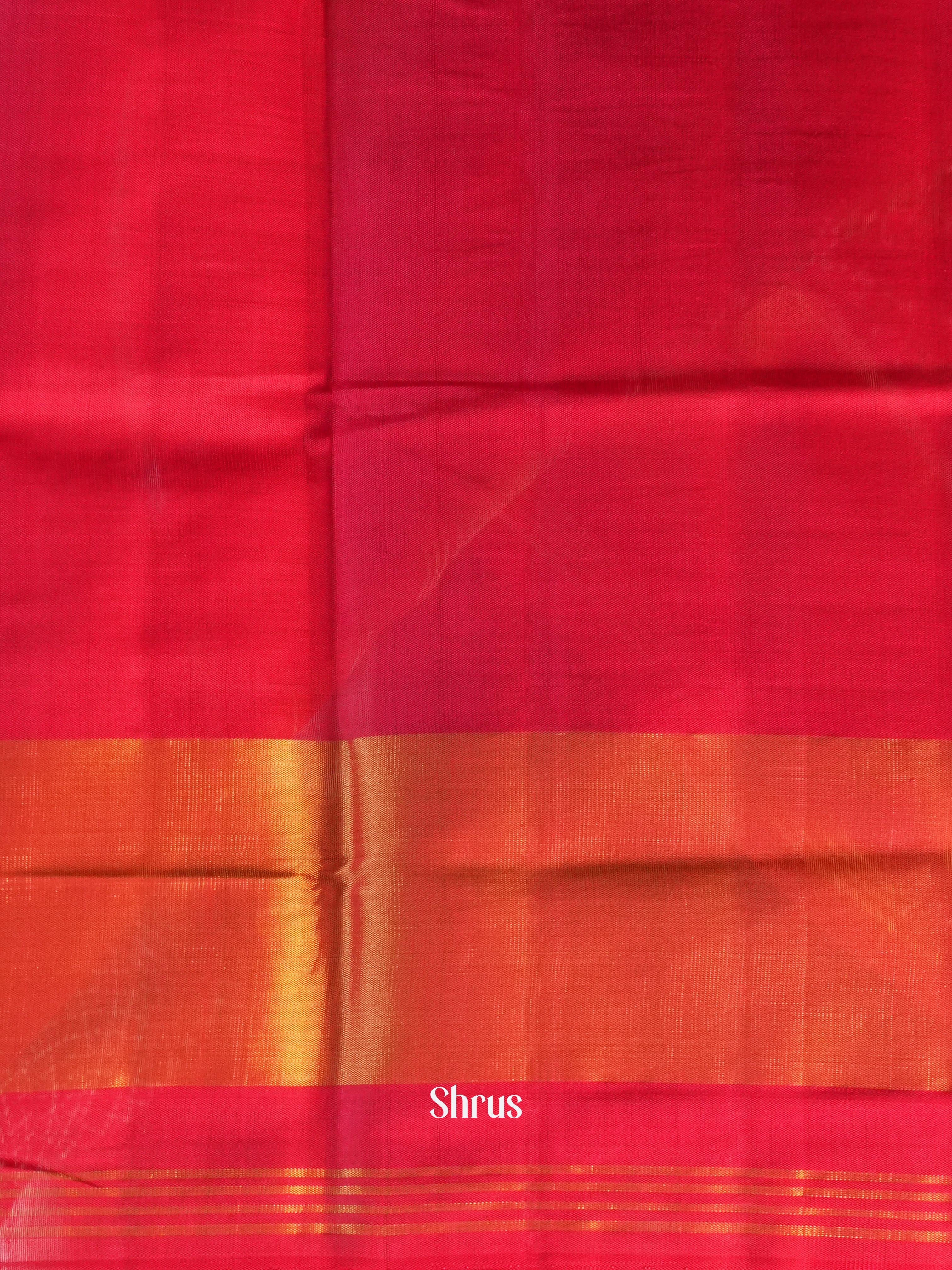 Orange & Red - Rajkot Patola Saree - Shop on ShrusEternity.com