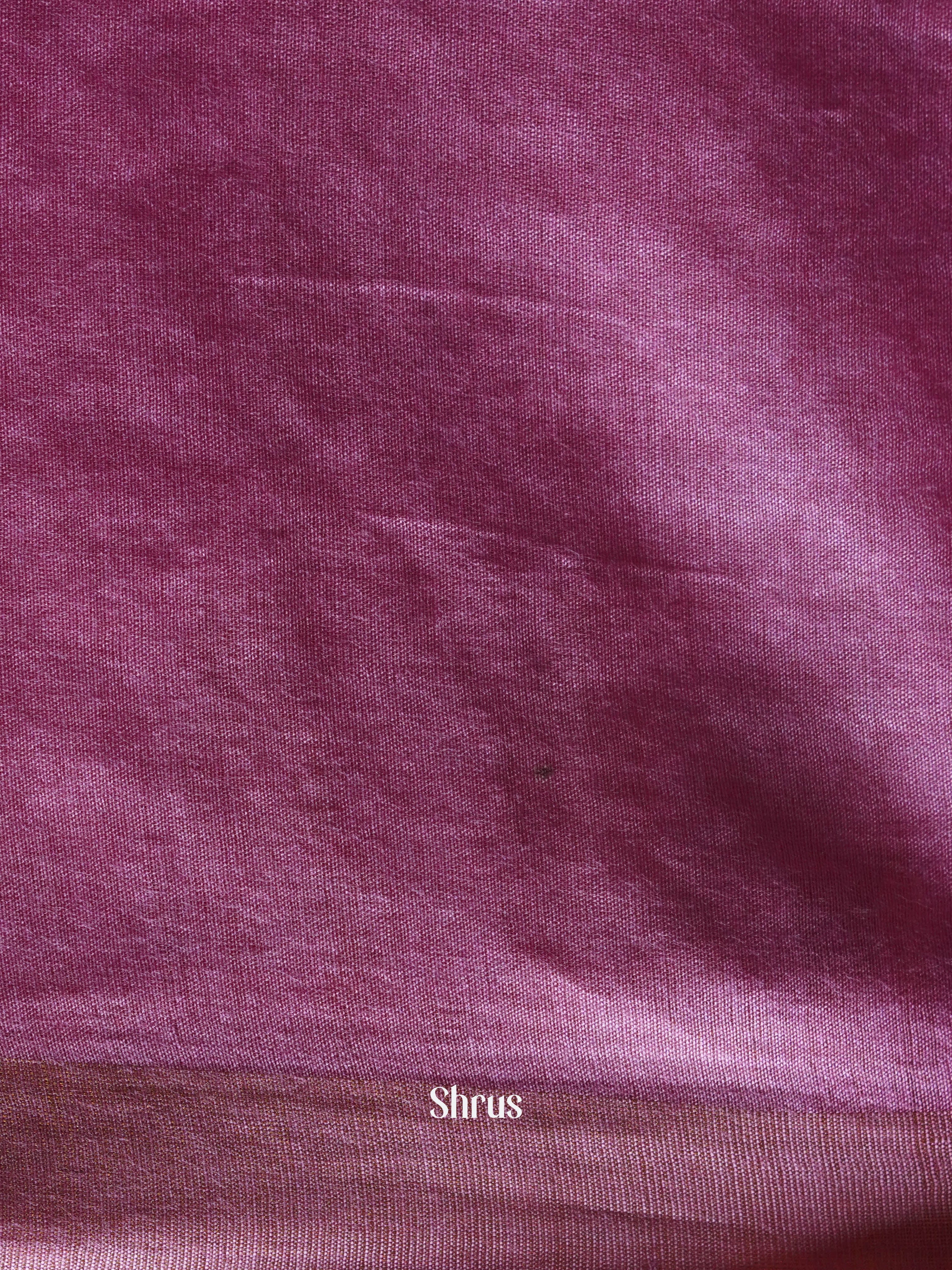 Grey & Pink - Semi Tussar Saree - Shop on ShrusEternity.com