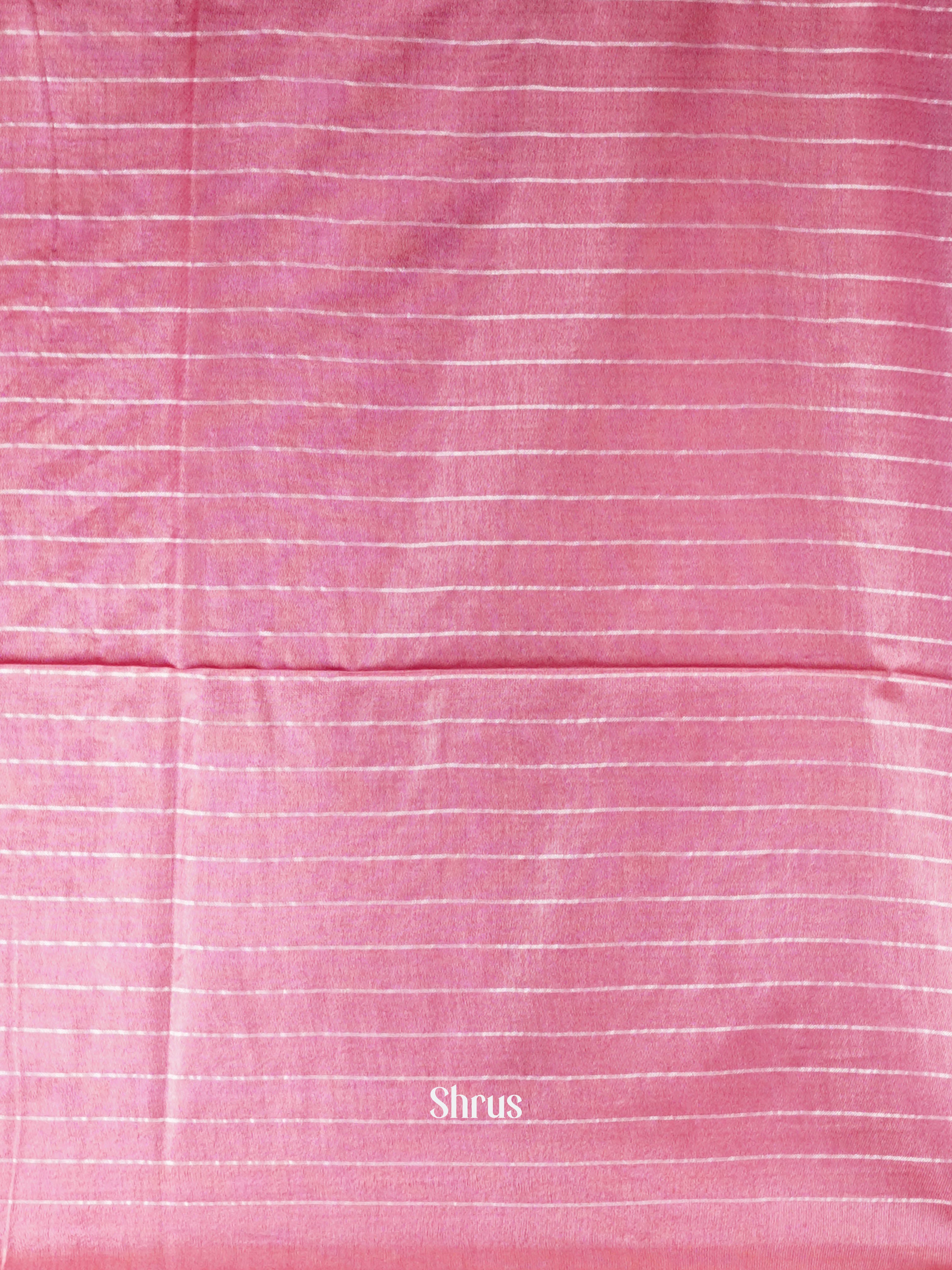 Grey & Pink - Semi Tussar Saree - Shop on ShrusEternity.com