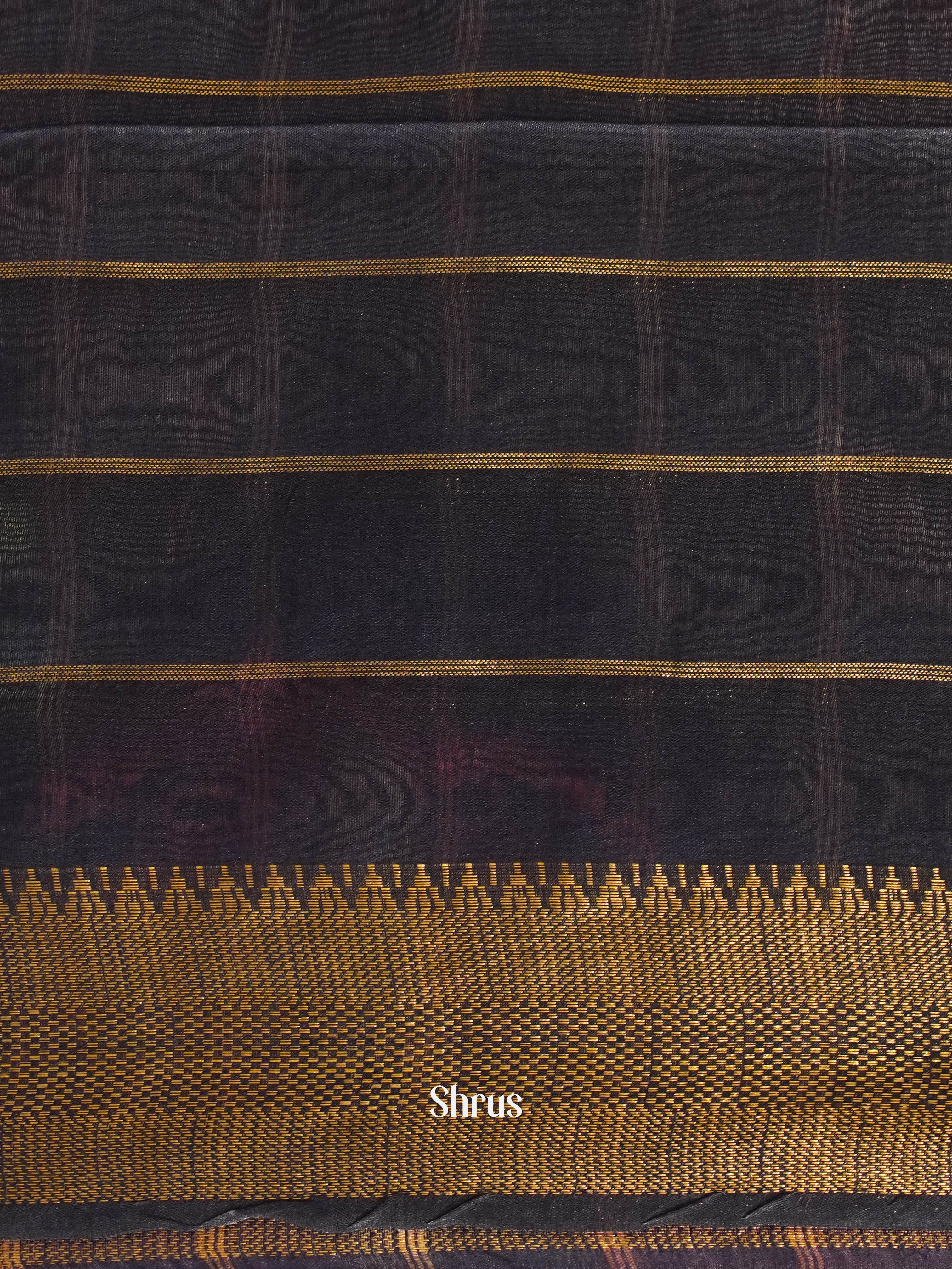 green & Blue - Semi Tussar Saree - Shop on ShrusEternity.com