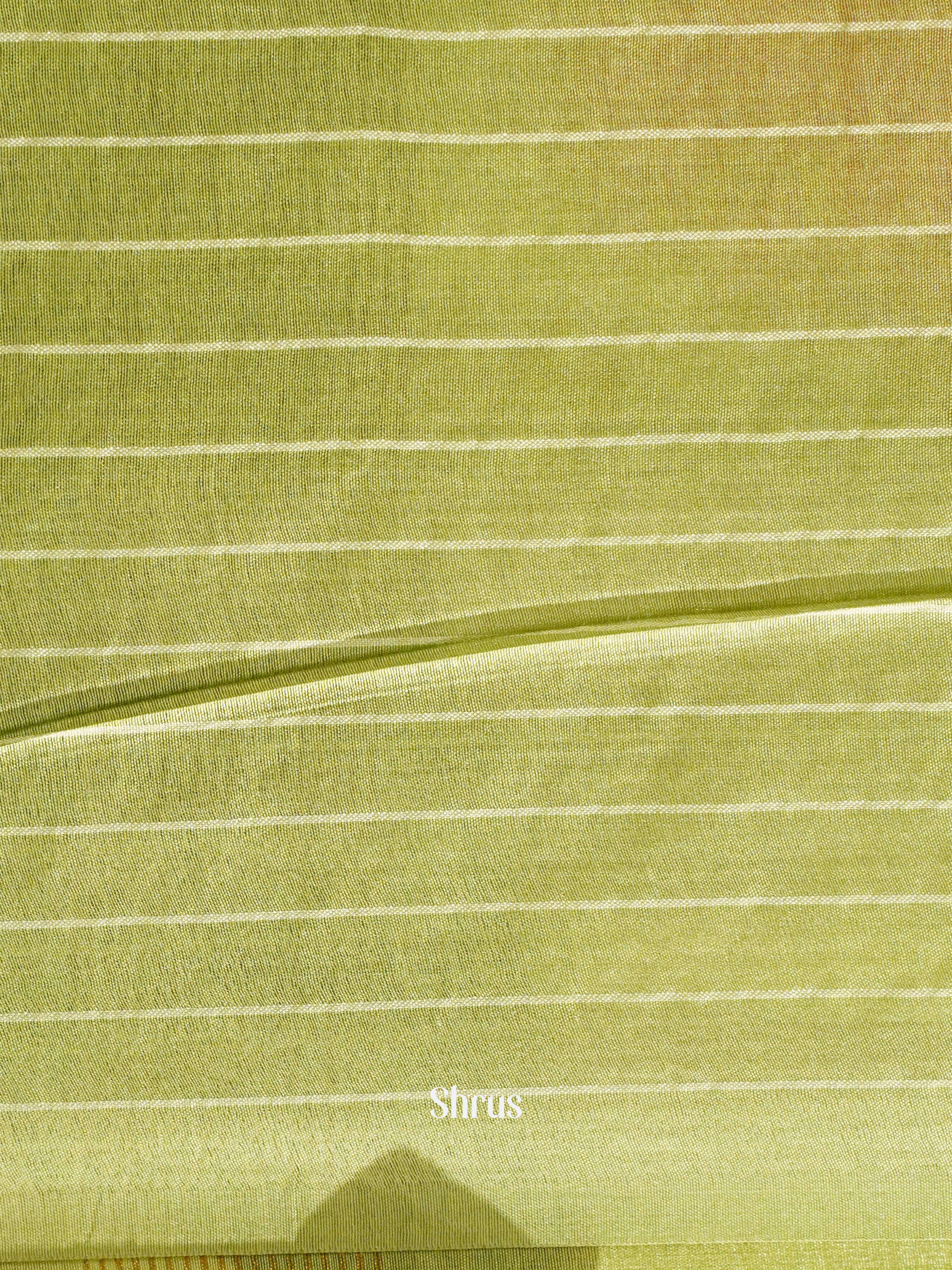 Red & Green - Semi Tussar Saree - Shop on ShrusEternity.com