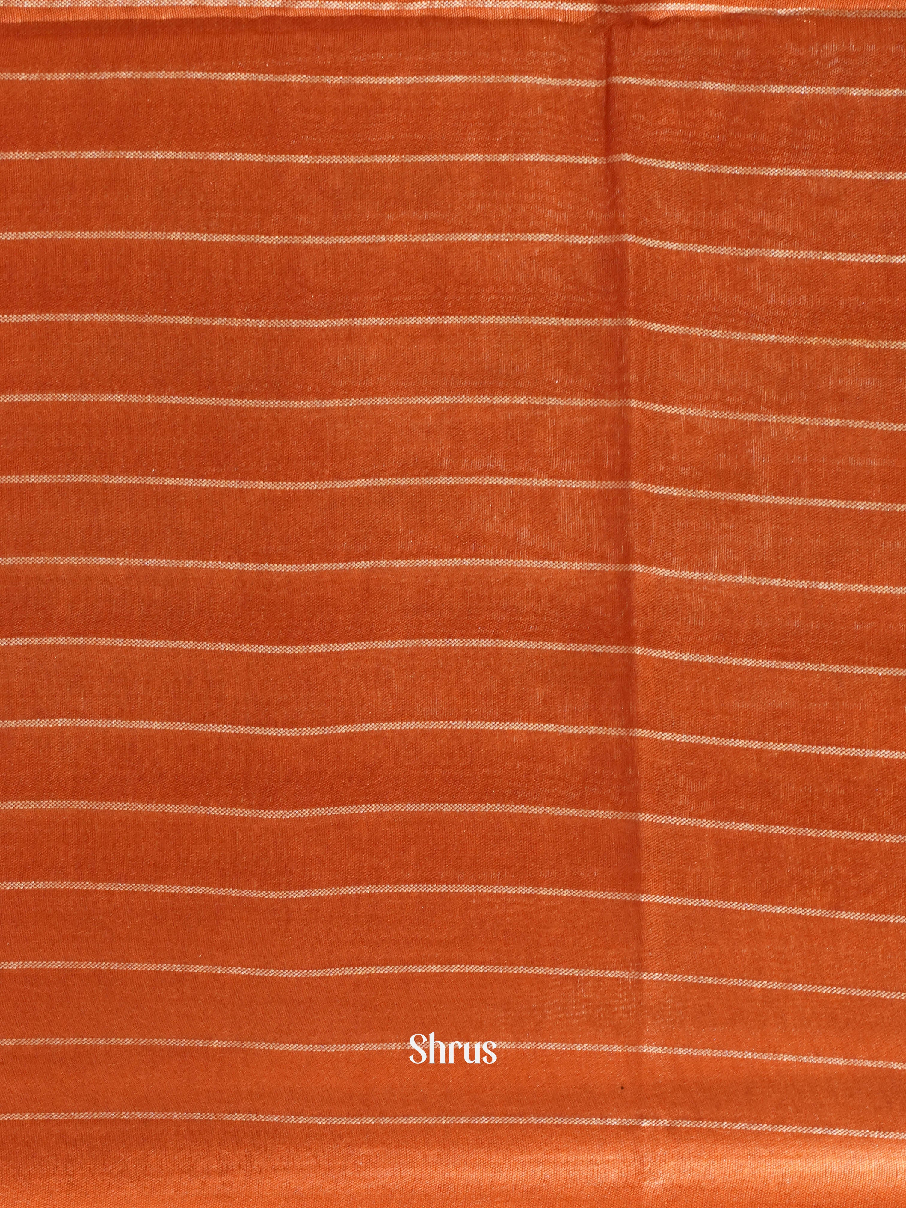 Grey & Brick - Semi Tussar Saree - Shop on ShrusEternity.com