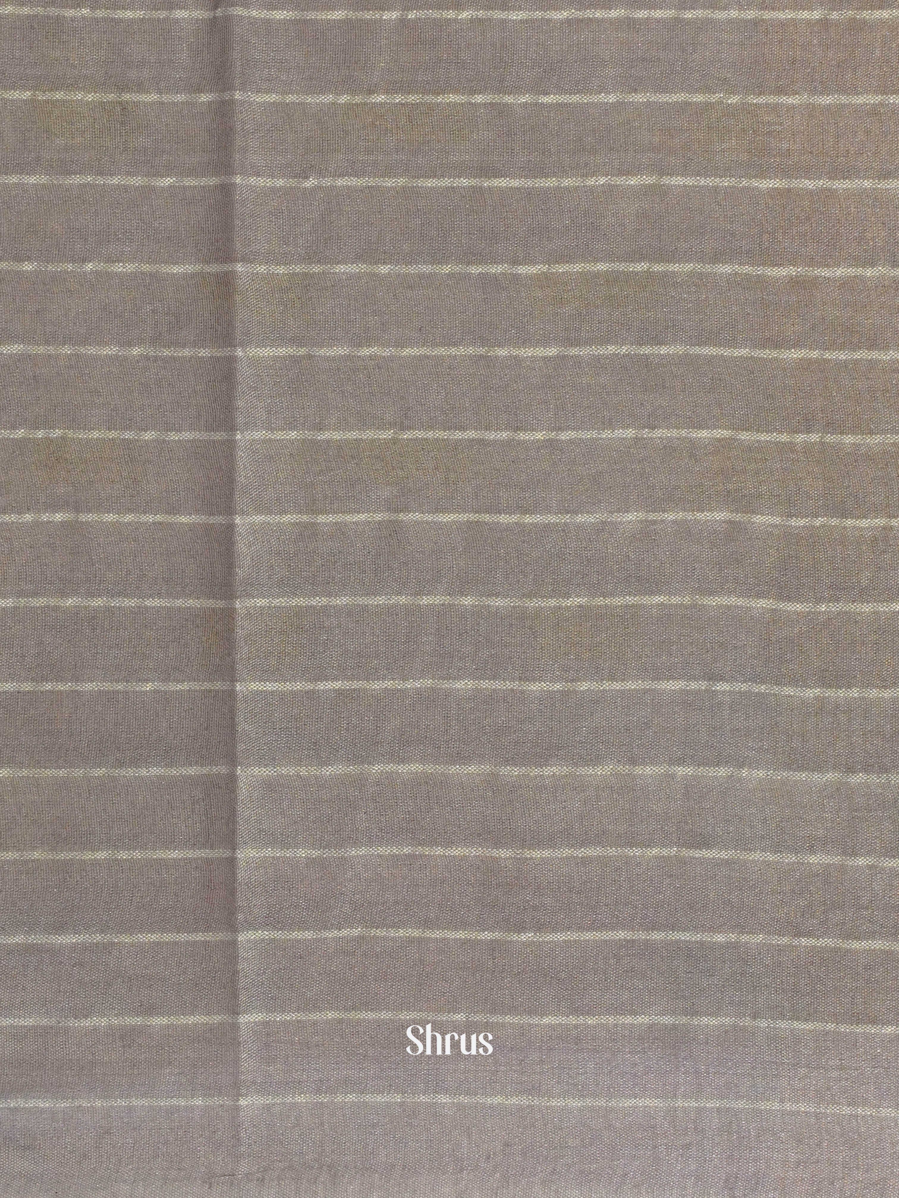 Teal & Grey - Semi Tussar Saree - Shop on ShrusEternity.com