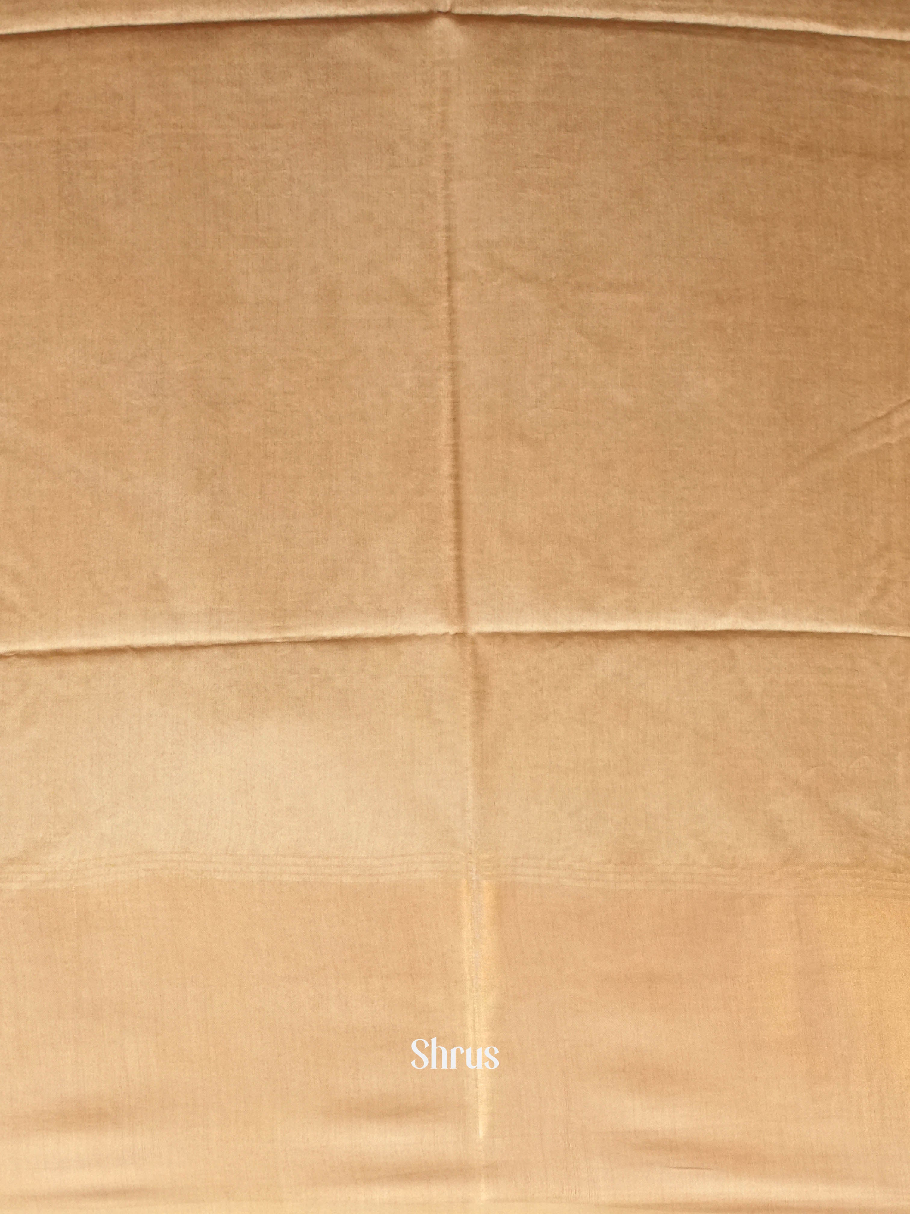 Purple & Cream - Semi Tussar Saree - Shop on ShrusEternity.com