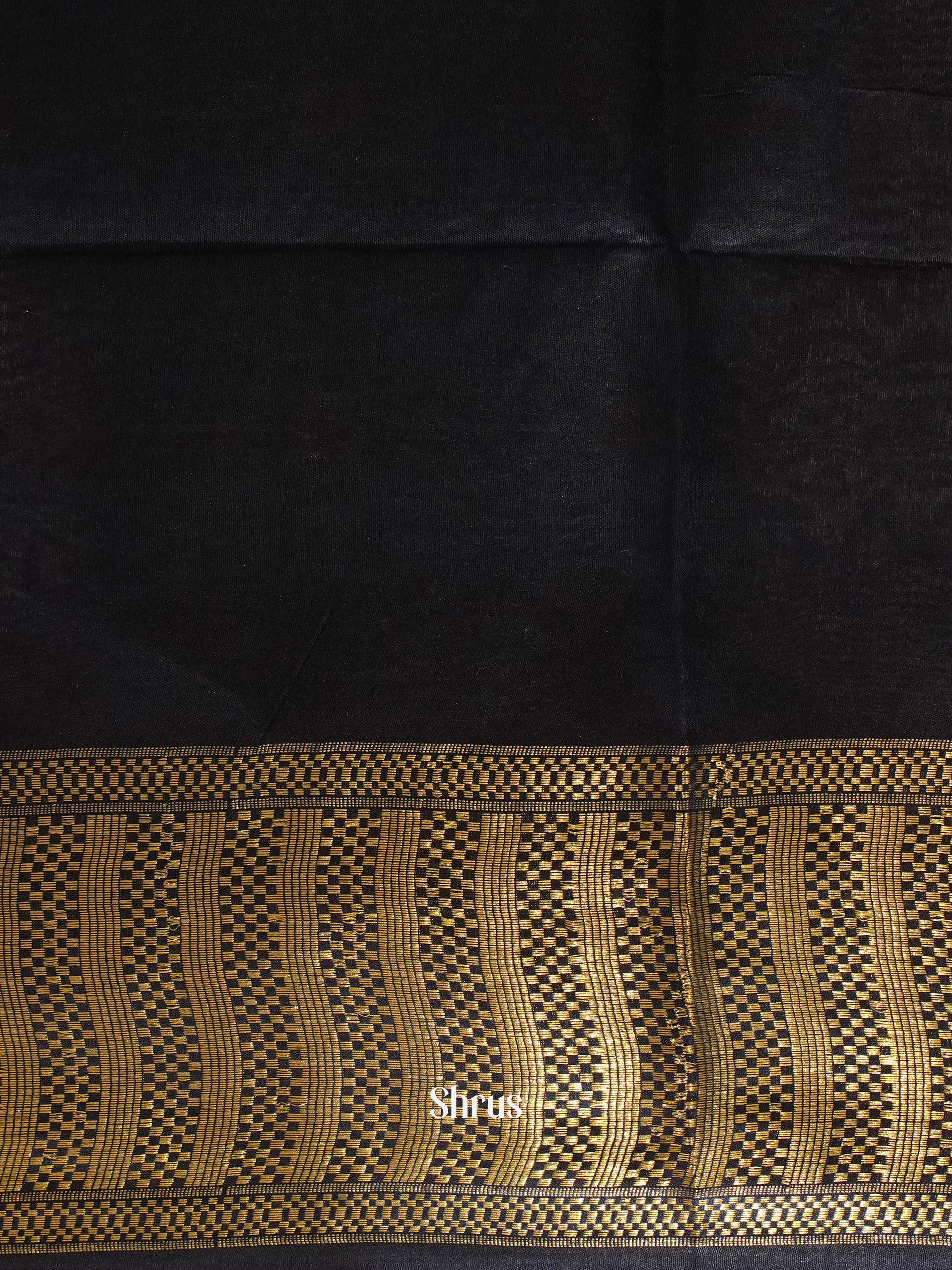 Mehandi Green & Blue - Semi Tussar Saree - Shop on ShrusEternity.com