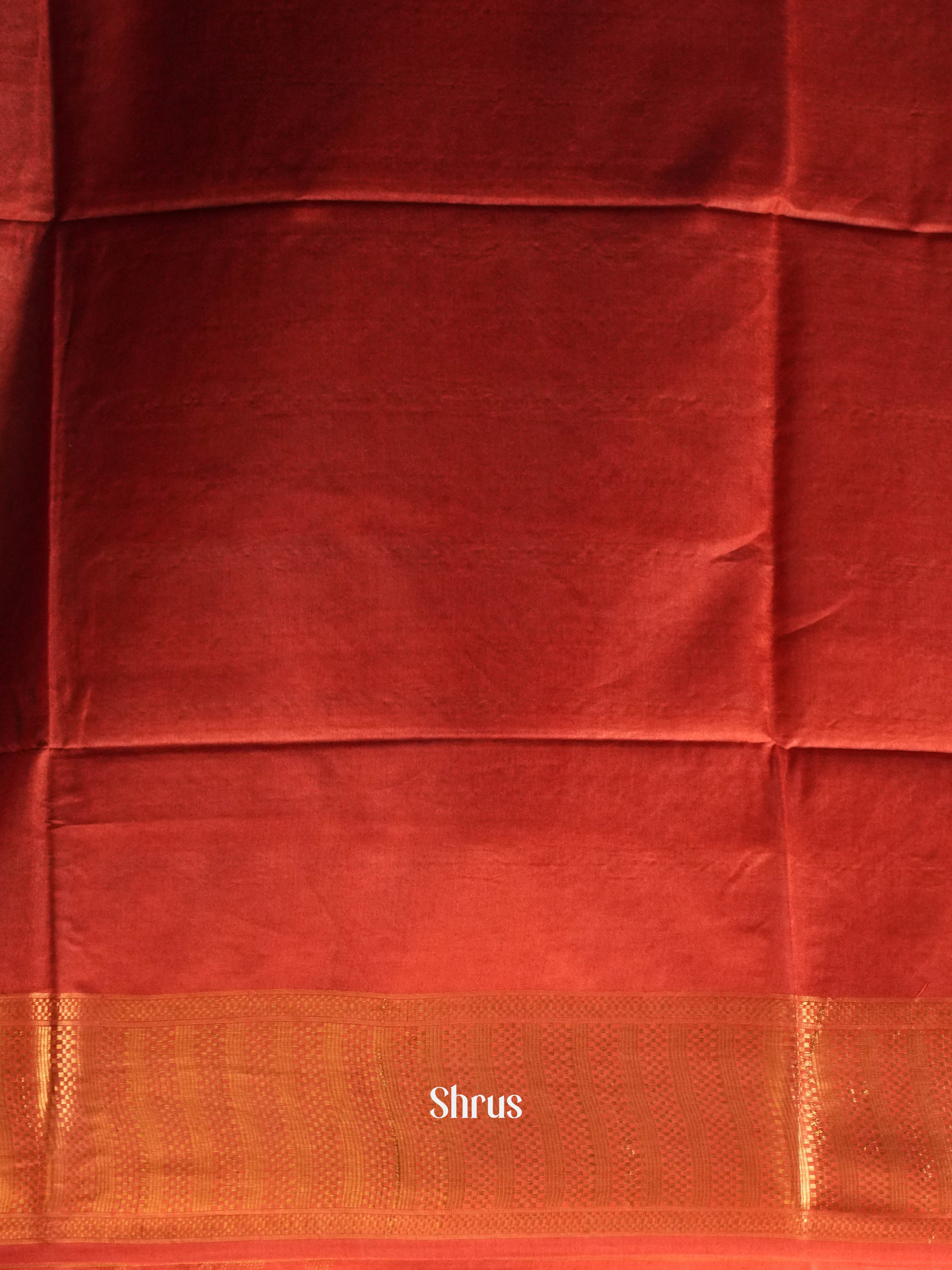 Blue & Red - Semi Tussar - Shop on ShrusEternity.com