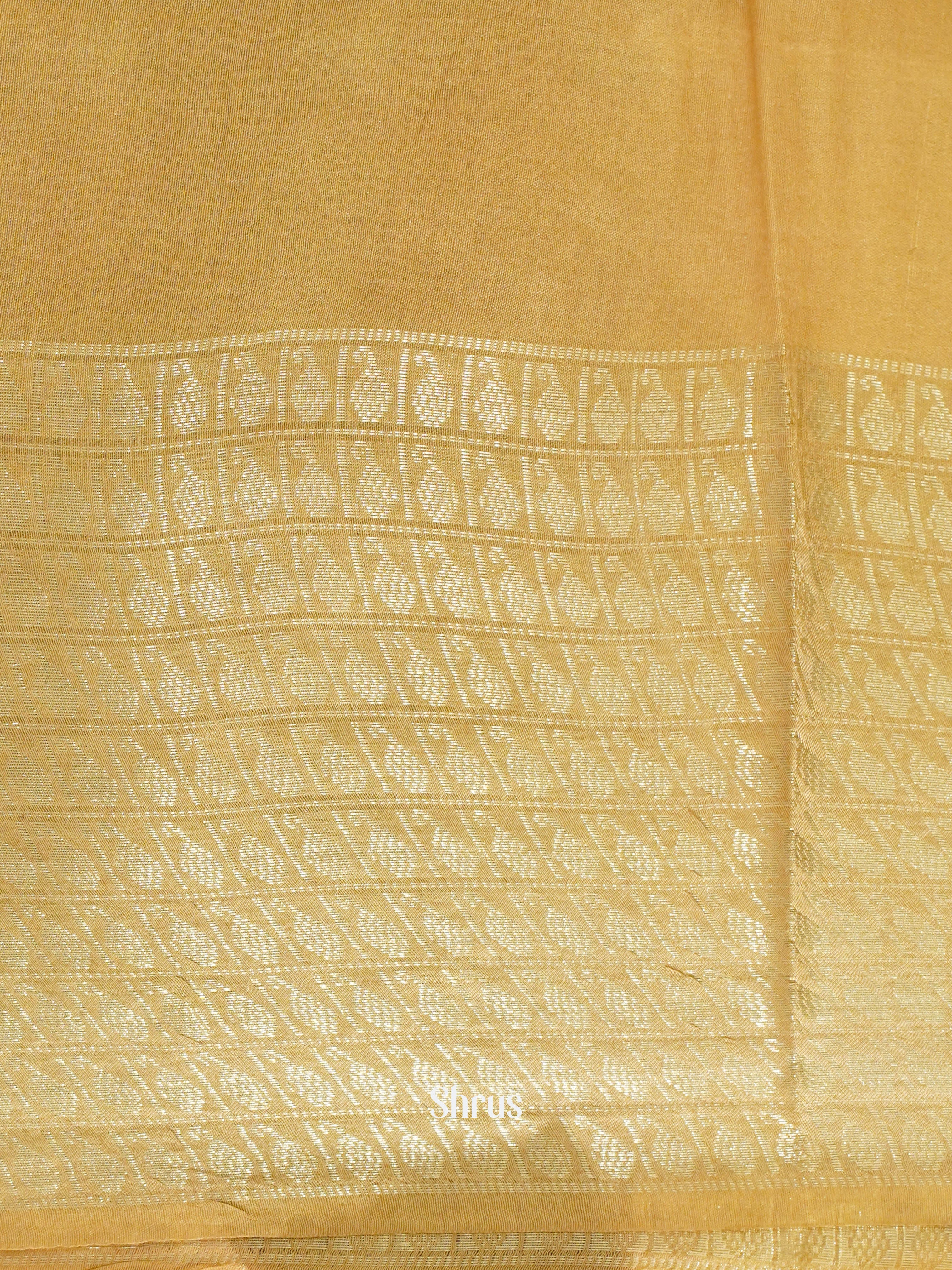 Maroon & Cream - Semi Tussar Saree - Shop on ShrusEternity.com