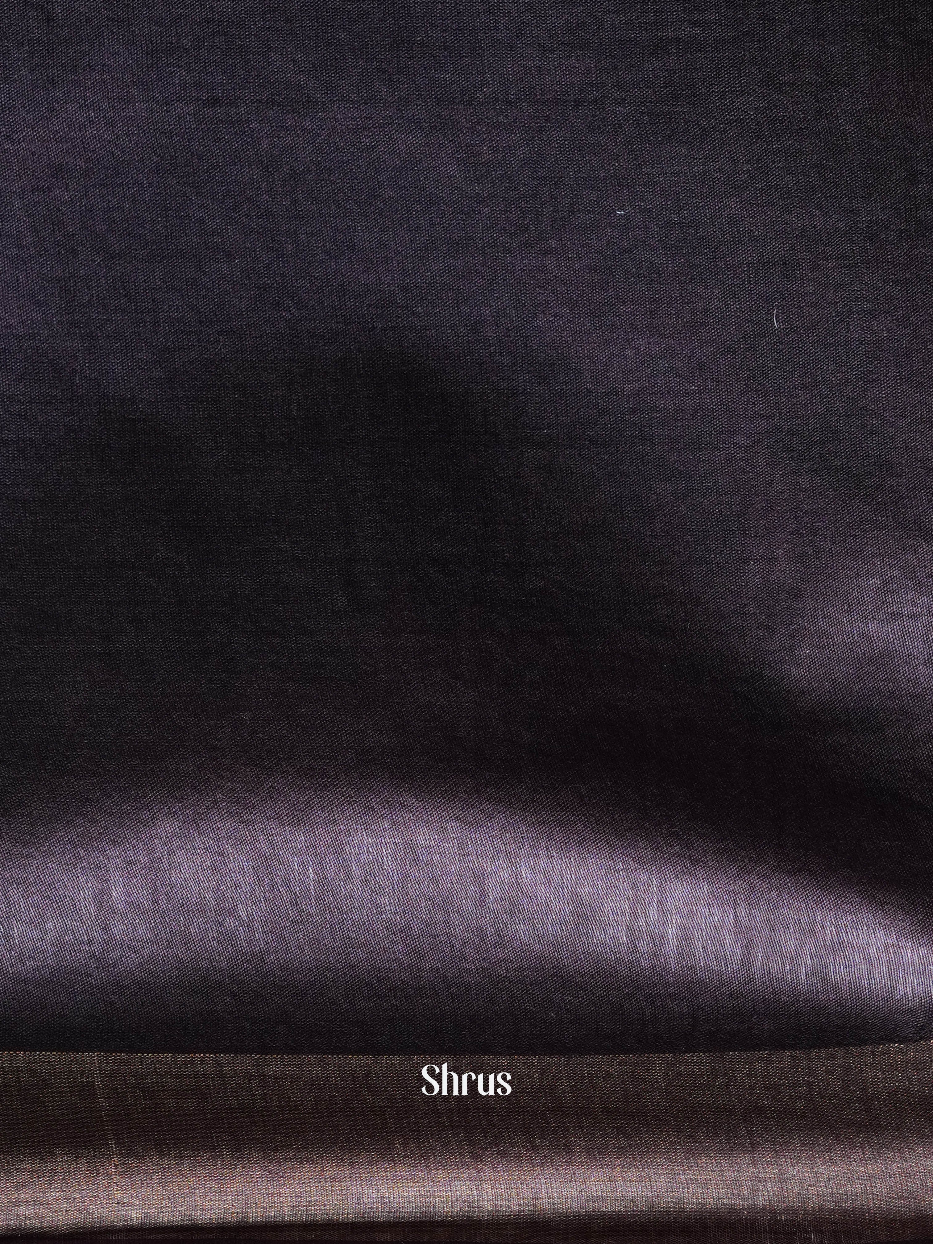 Brown & Violet - Semi Tussar Saree - Shop on ShrusEternity.com