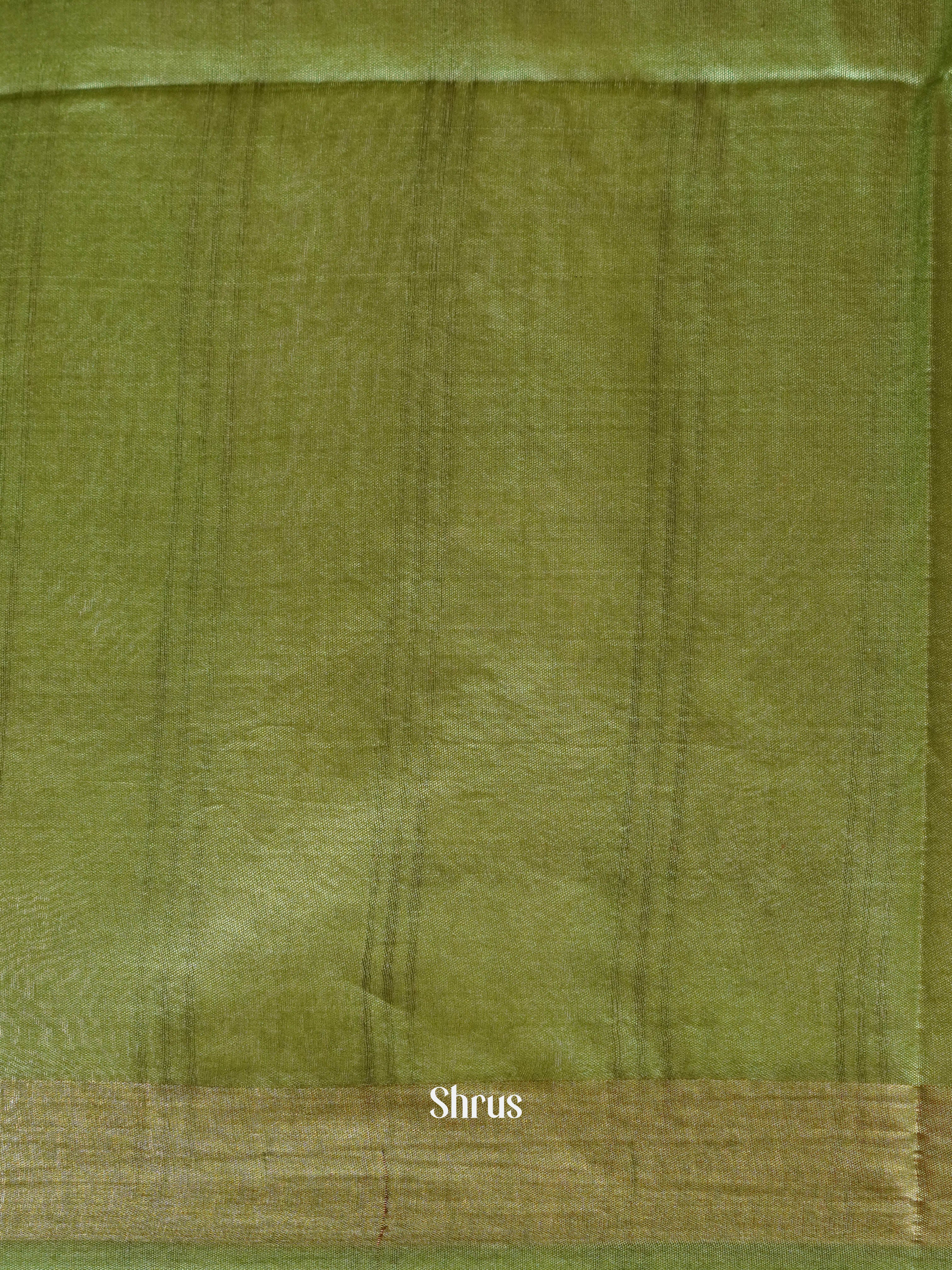 Red & Green - Semi Tussar Saree - Shop on ShrusEternity.com