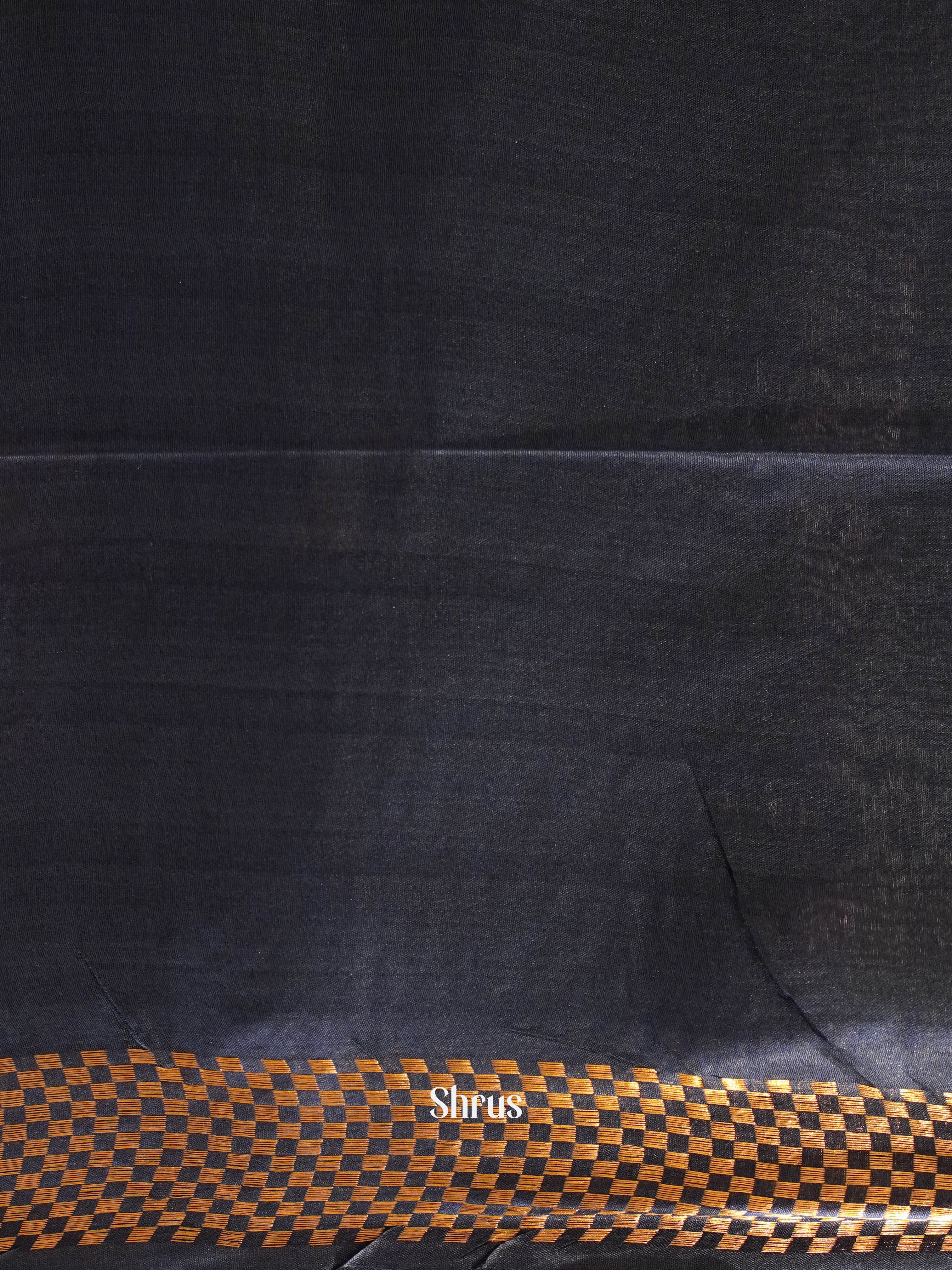 Mehandi Green & Blue - Semi Tussar Saree - Shop on ShrusEternity.com
